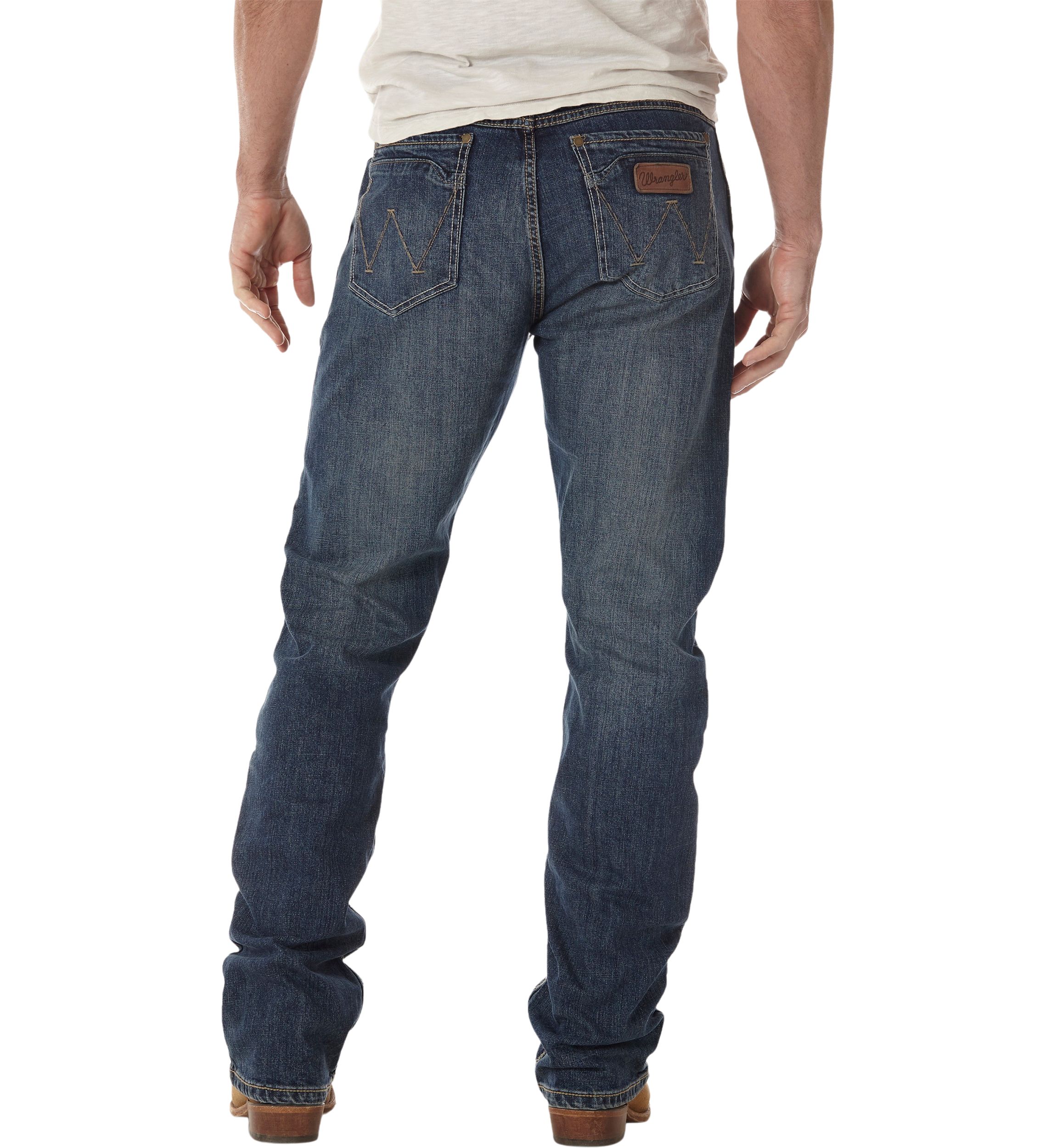Mens Retro Slim Bootcut Jeans
