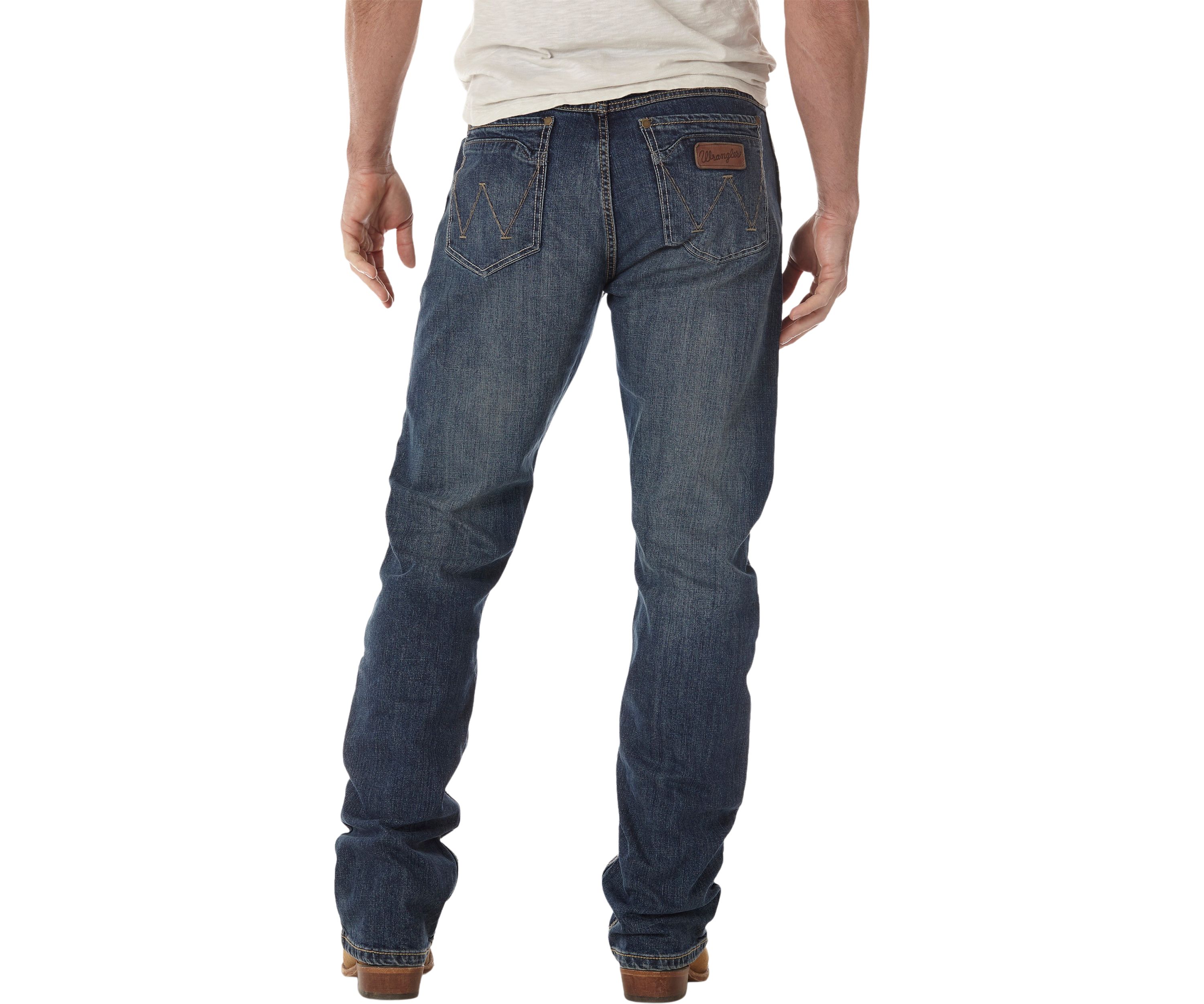Mens Retro Slim Bootcut Jeans