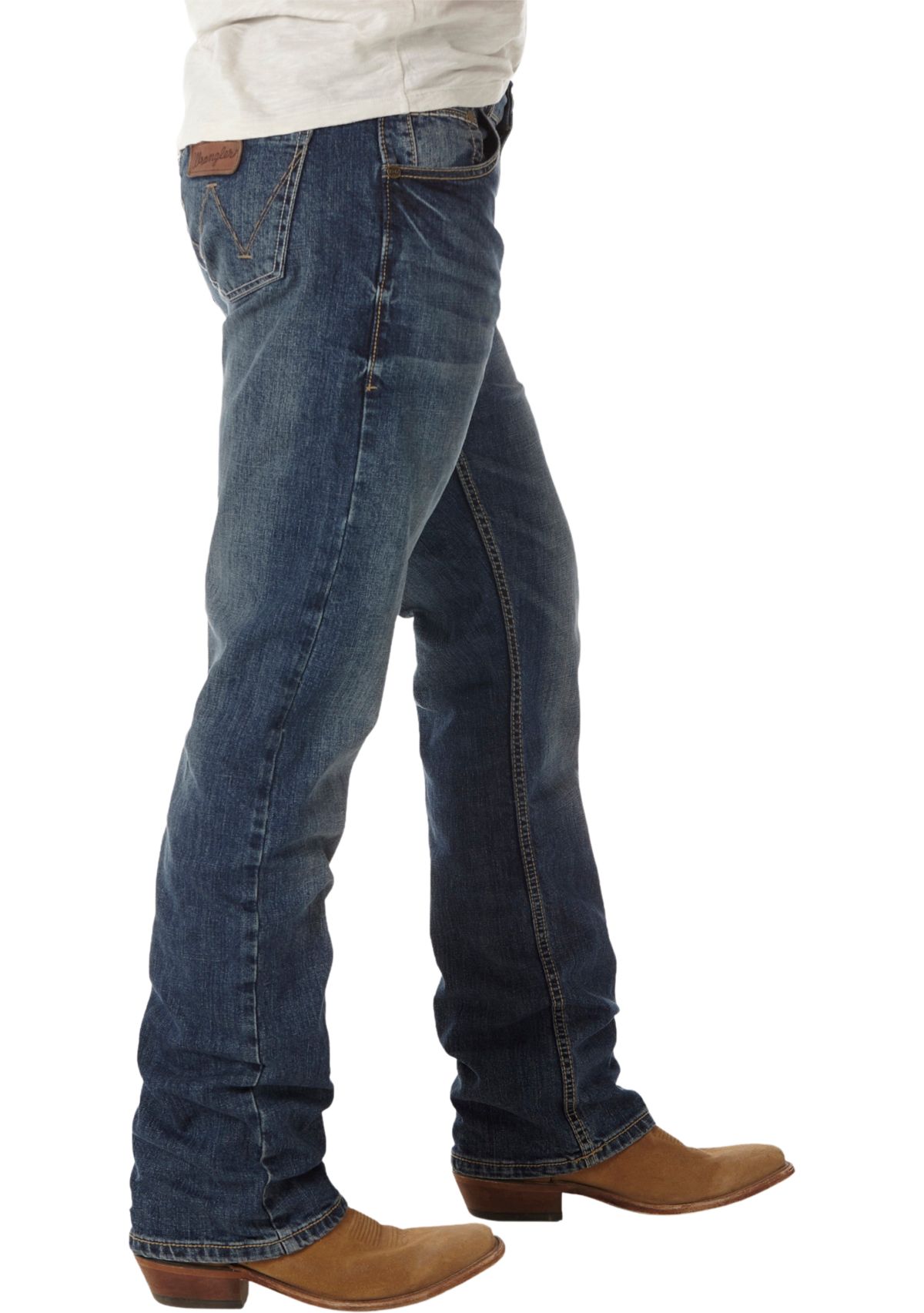 Mens Retro Slim Bootcut Jeans