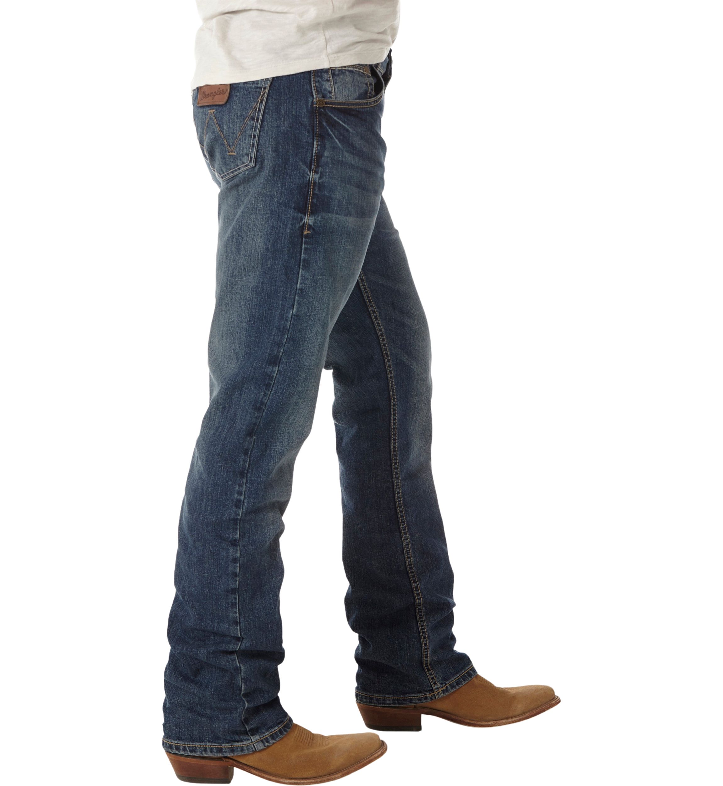 Mens Retro Slim Bootcut Jeans