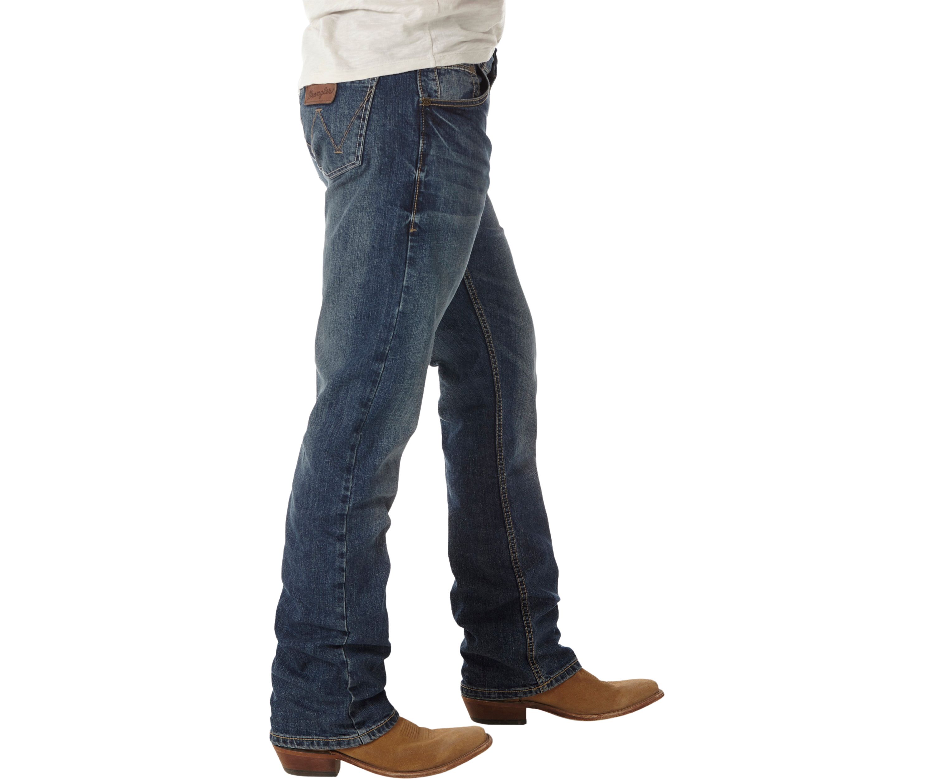 Mens Retro Slim Bootcut Jeans