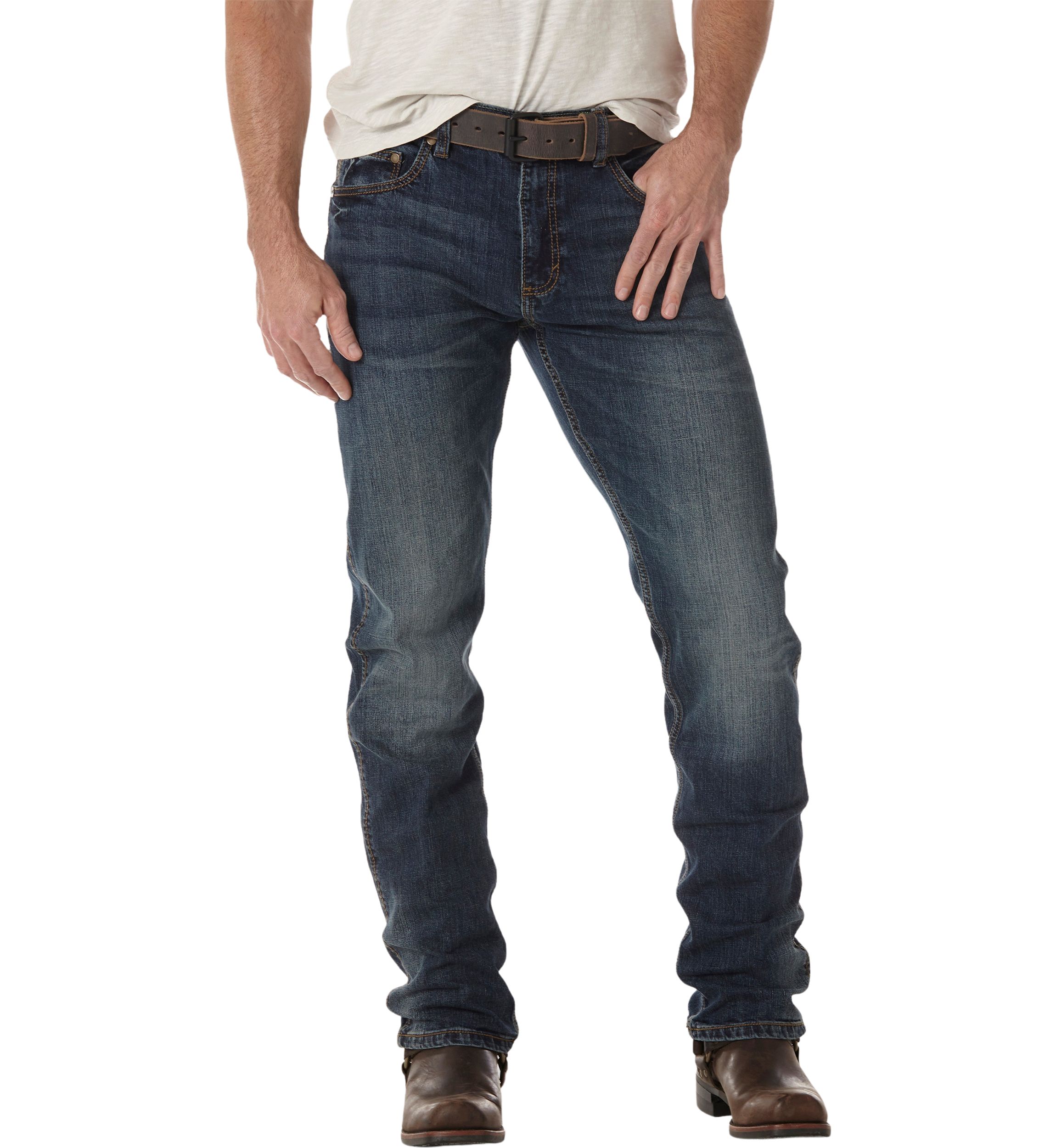 Mens Retro Slim Straight Jeans