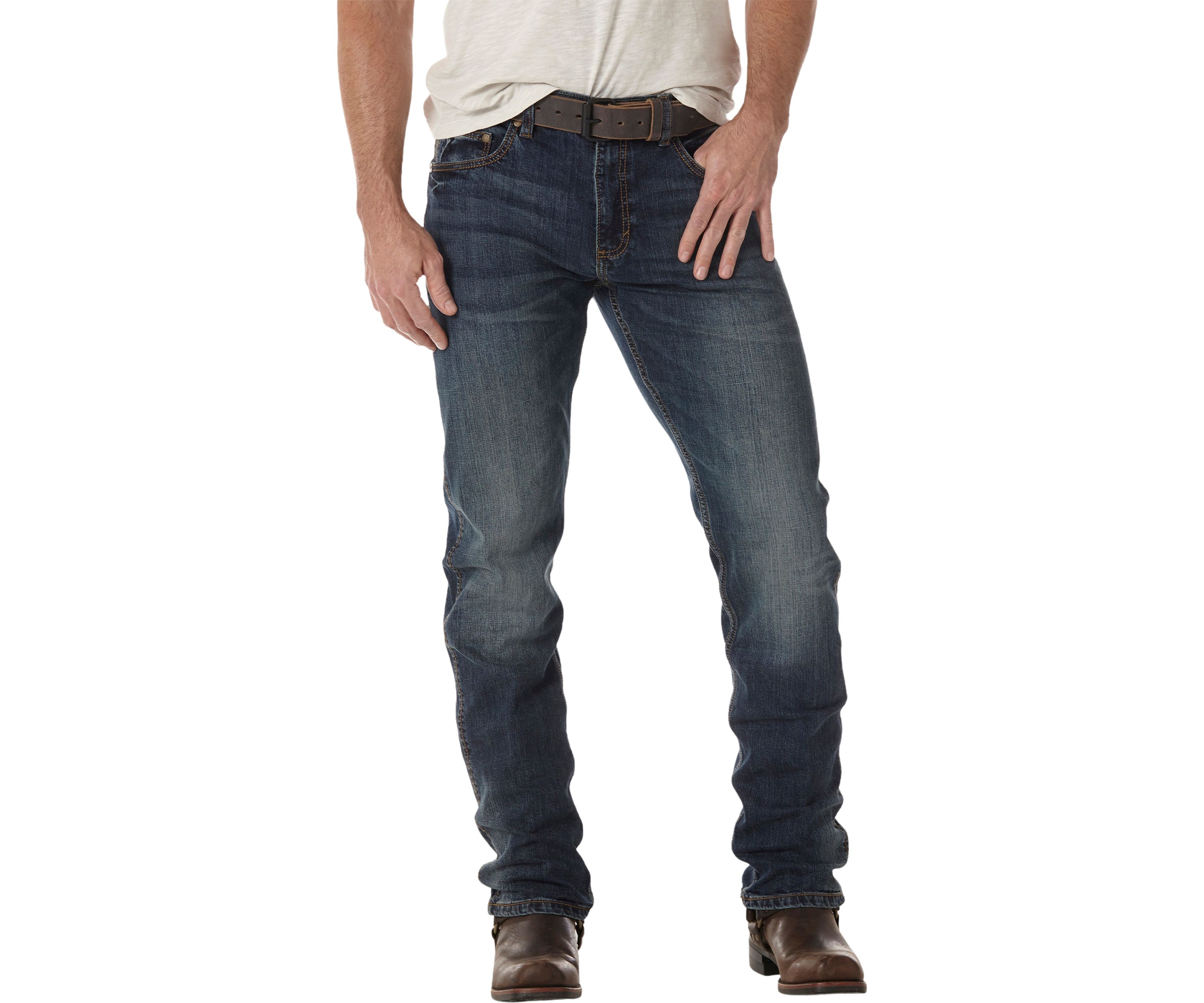 Mens Retro Slim Straight Jeans