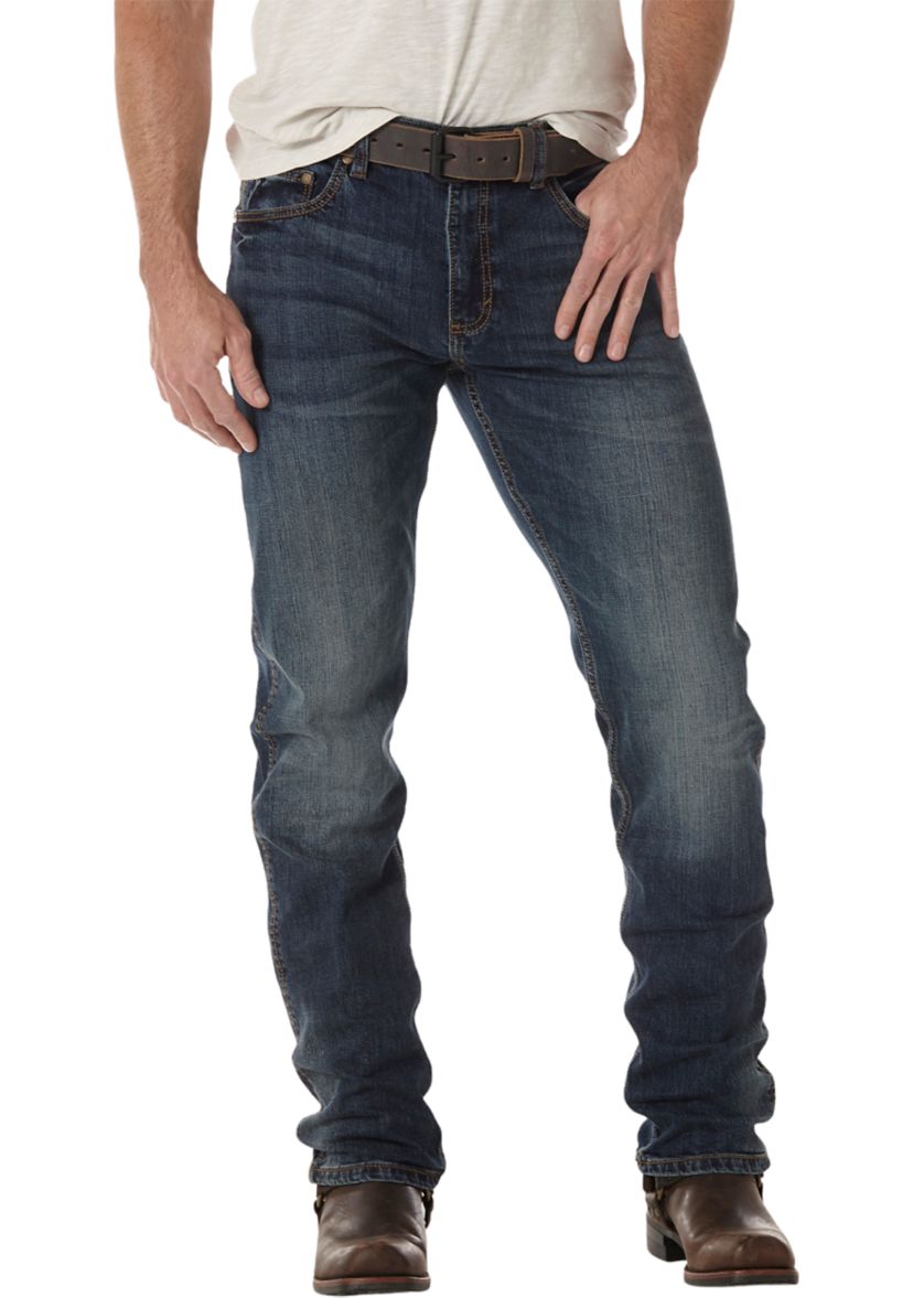 Mens Retro Slim Straight Jeans