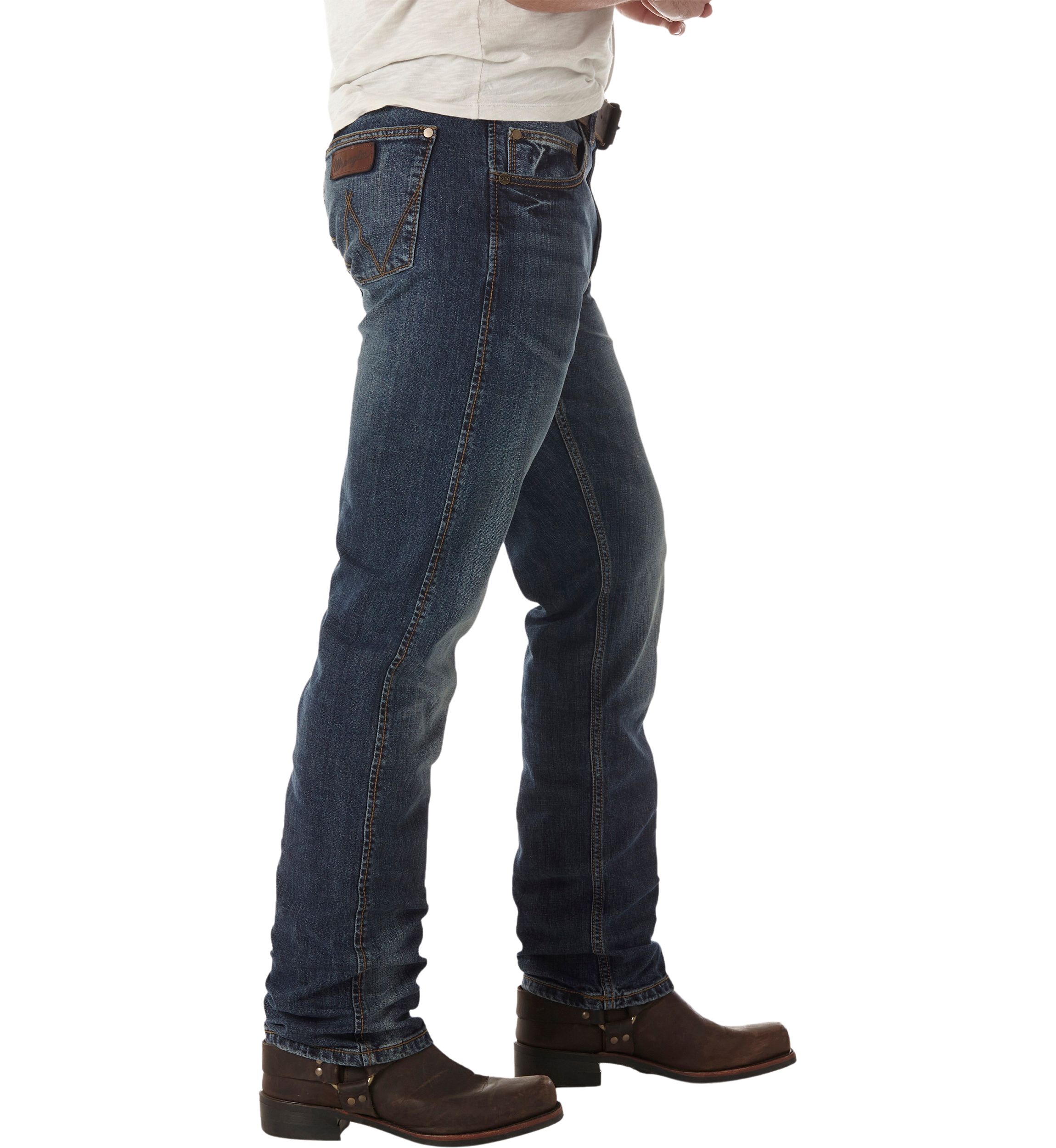 Mens Retro Slim Straight Jeans