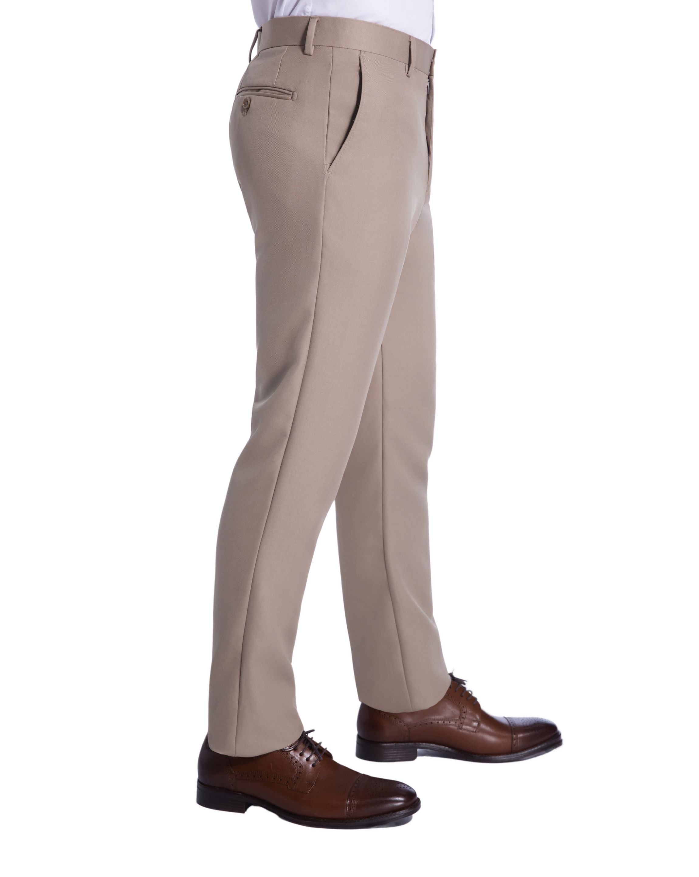 Lucky Brand Men's Tan Dress Pant, 34 x 30