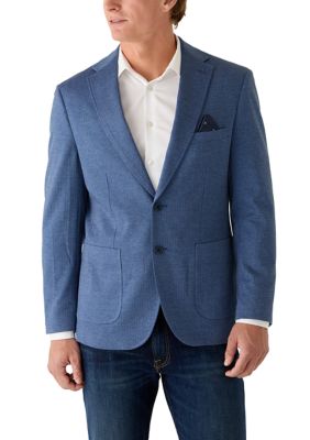 Lucky Brand Mens Slim Fit Herringbone Sports Coat 46 Regular