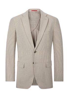 Lucky Brand Mens Striped Knit Jacket 48 Long