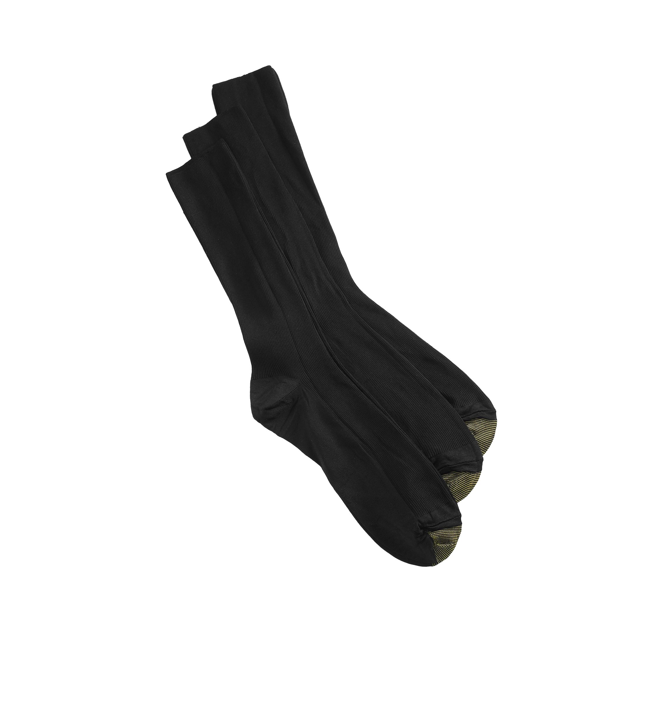 gold toe black dress socks Goldtoe Mens Black Midcalf Socks main image 1