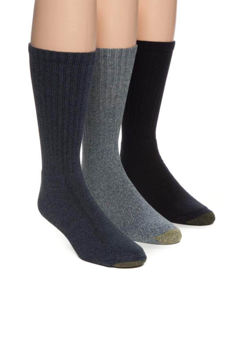6 Pack of Cotton Crew Socks 