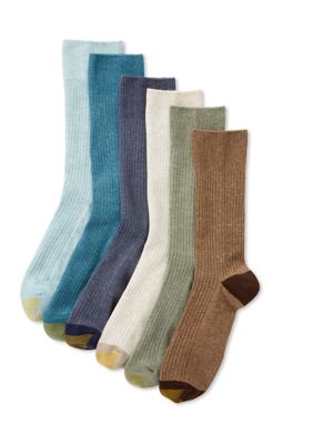 Gold Toe Men's 6-Pack Stanton Socks, 10 - 13