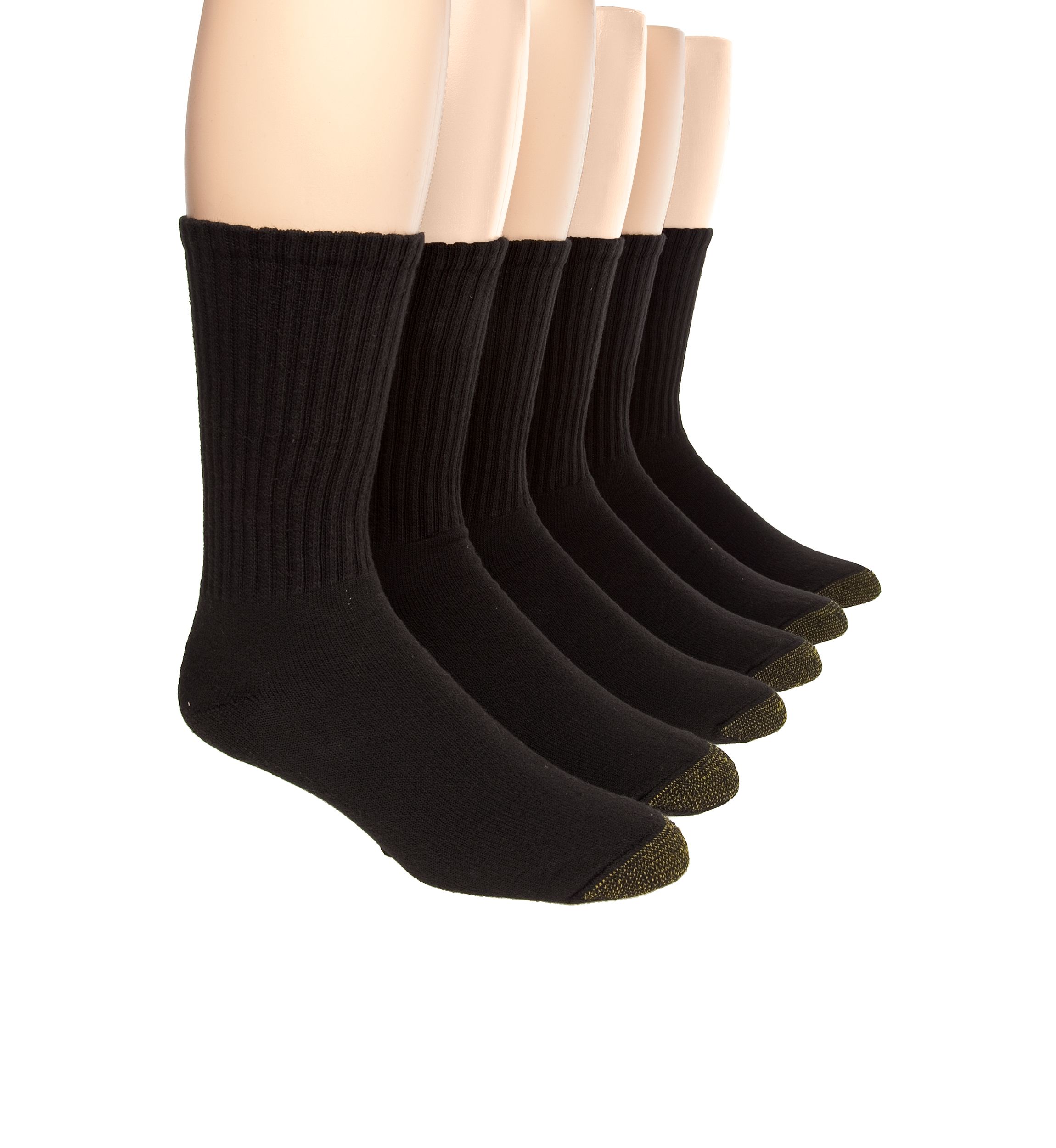 6-Pack Cotton Crew Athletic Socks