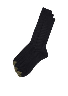 Gold Toe Men's 3-Pack Canterbury Dress Socks