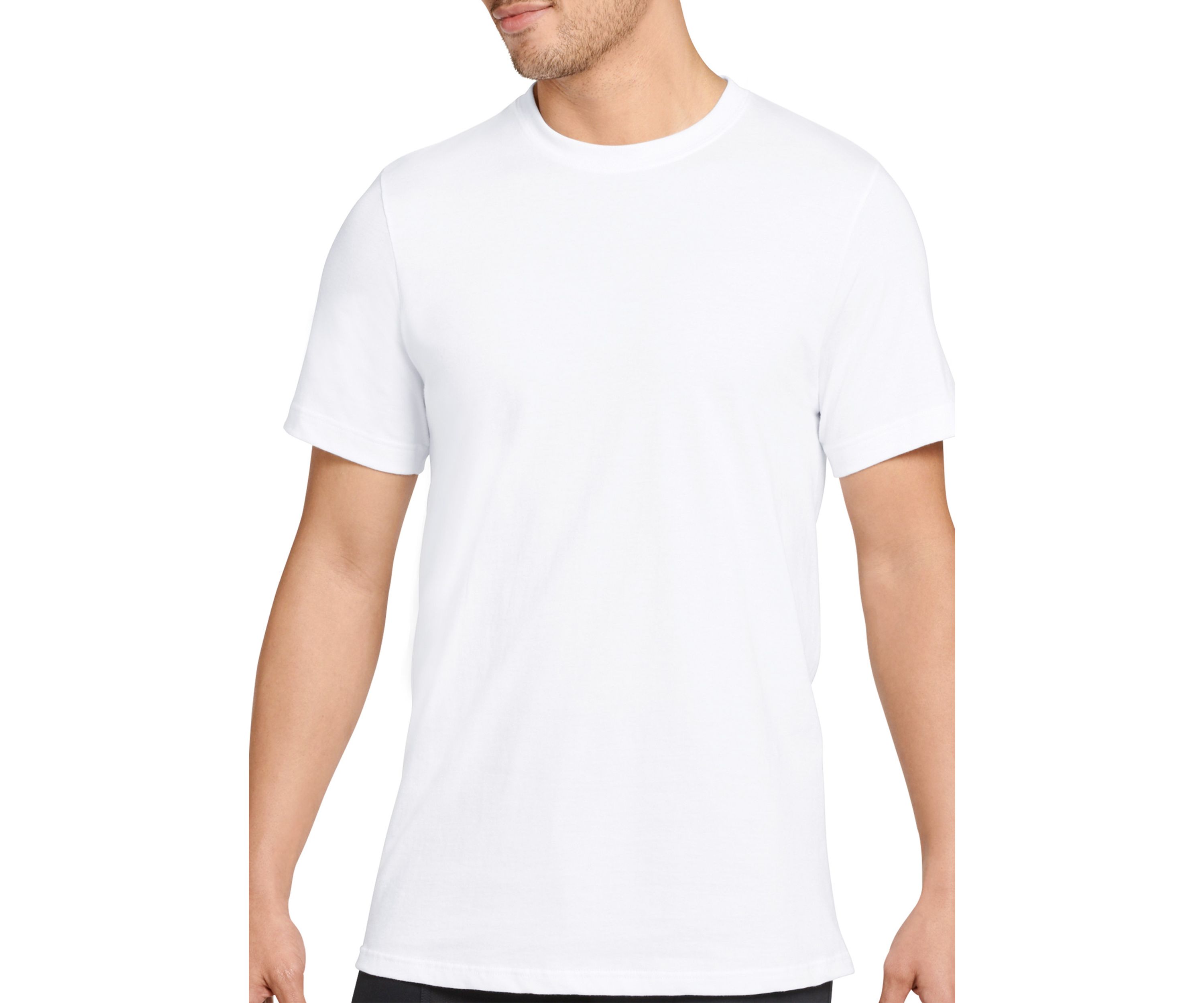 Made in America 100% Cotton Crew Neck T-Shirt - 2 Pack