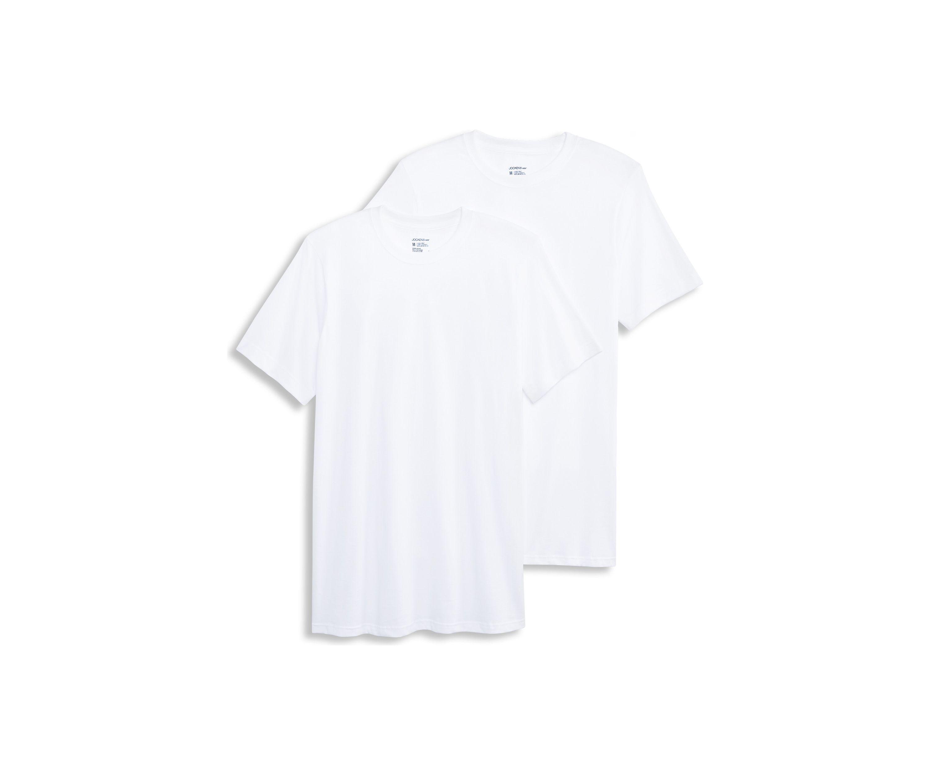 Made in America 100% Cotton Crew Neck T-Shirt - 2 Pack
