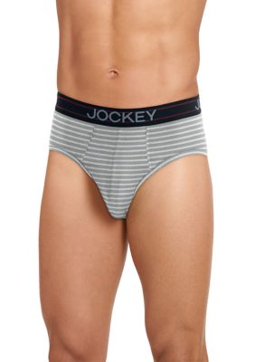 Buy Jockey Women's Underwear Signature Modern Mix Thong, White, XL at