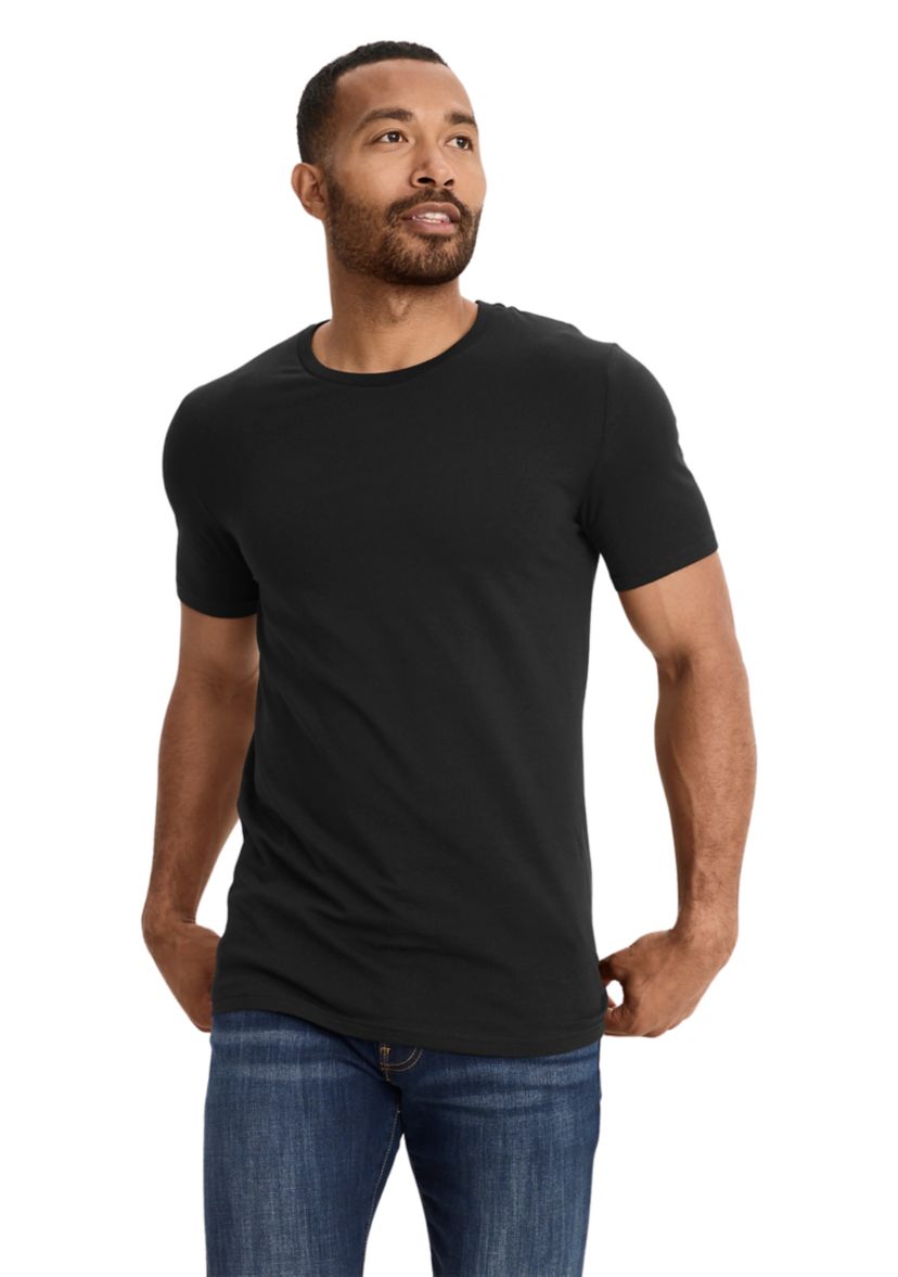 Mens Cotton Stretch T-Shirts - 3 Pack