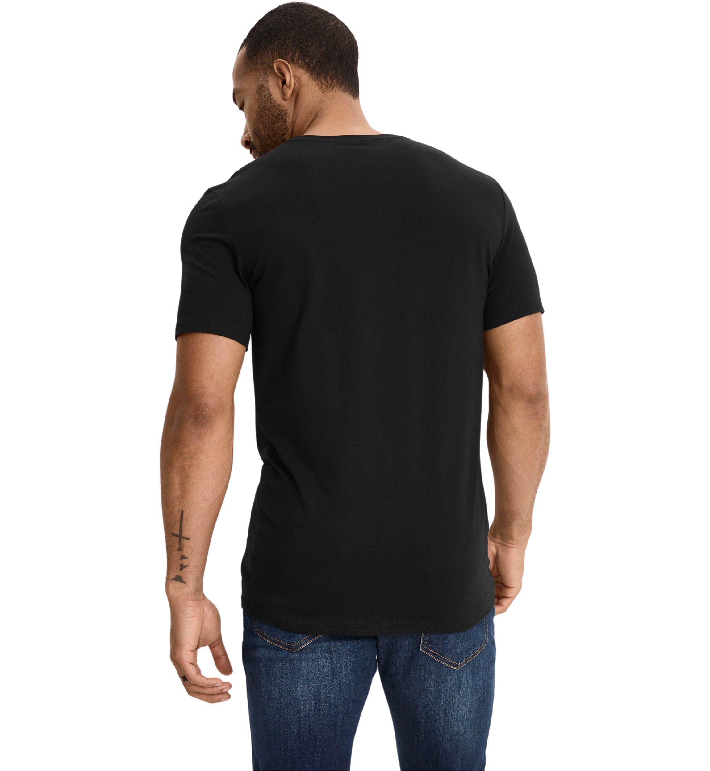 Mens Cotton Stretch T-Shirts - 3 Pack