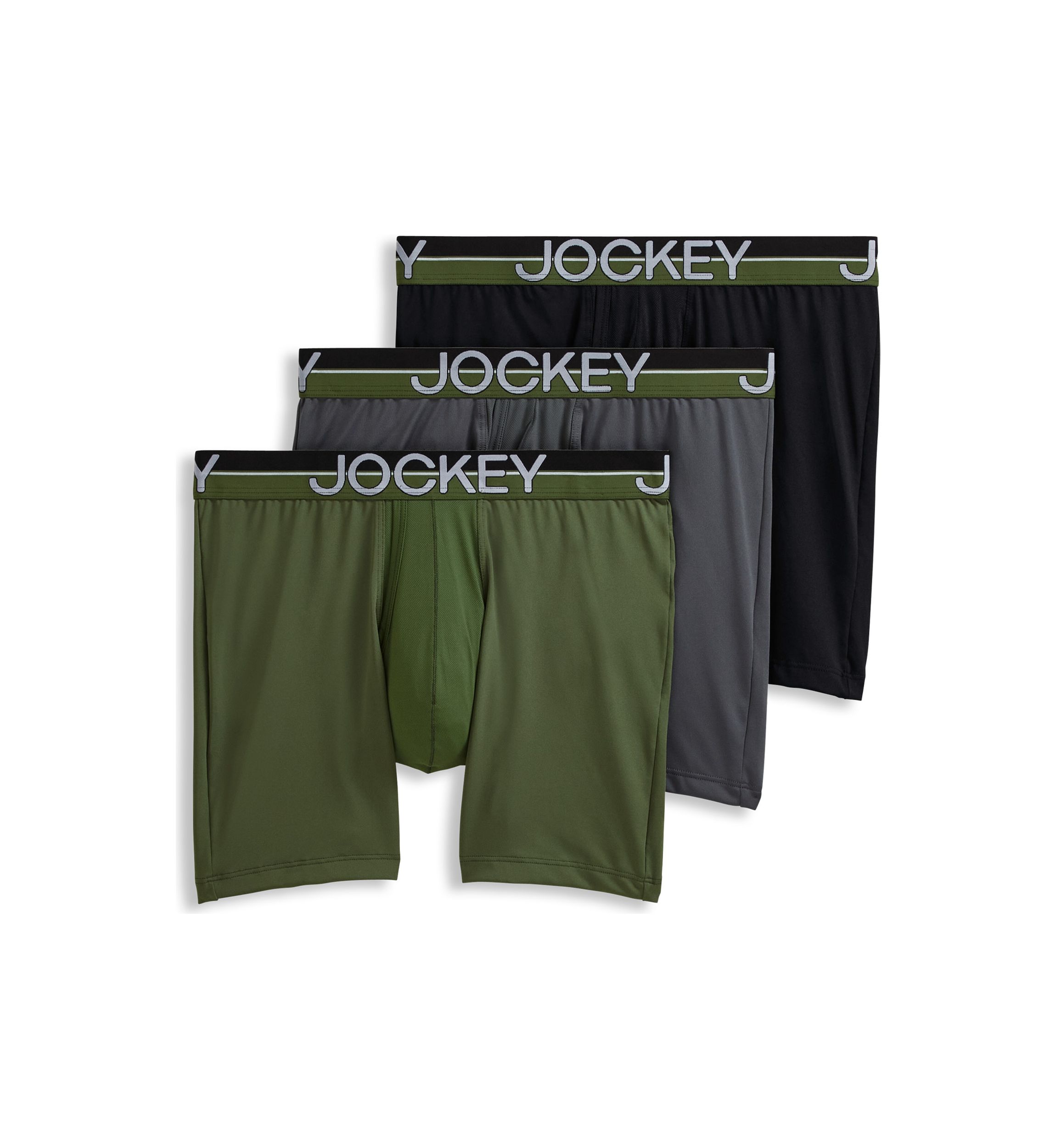 Infinite Cool Microfiber Stretch 5" Boxer Brief - 3 Pack