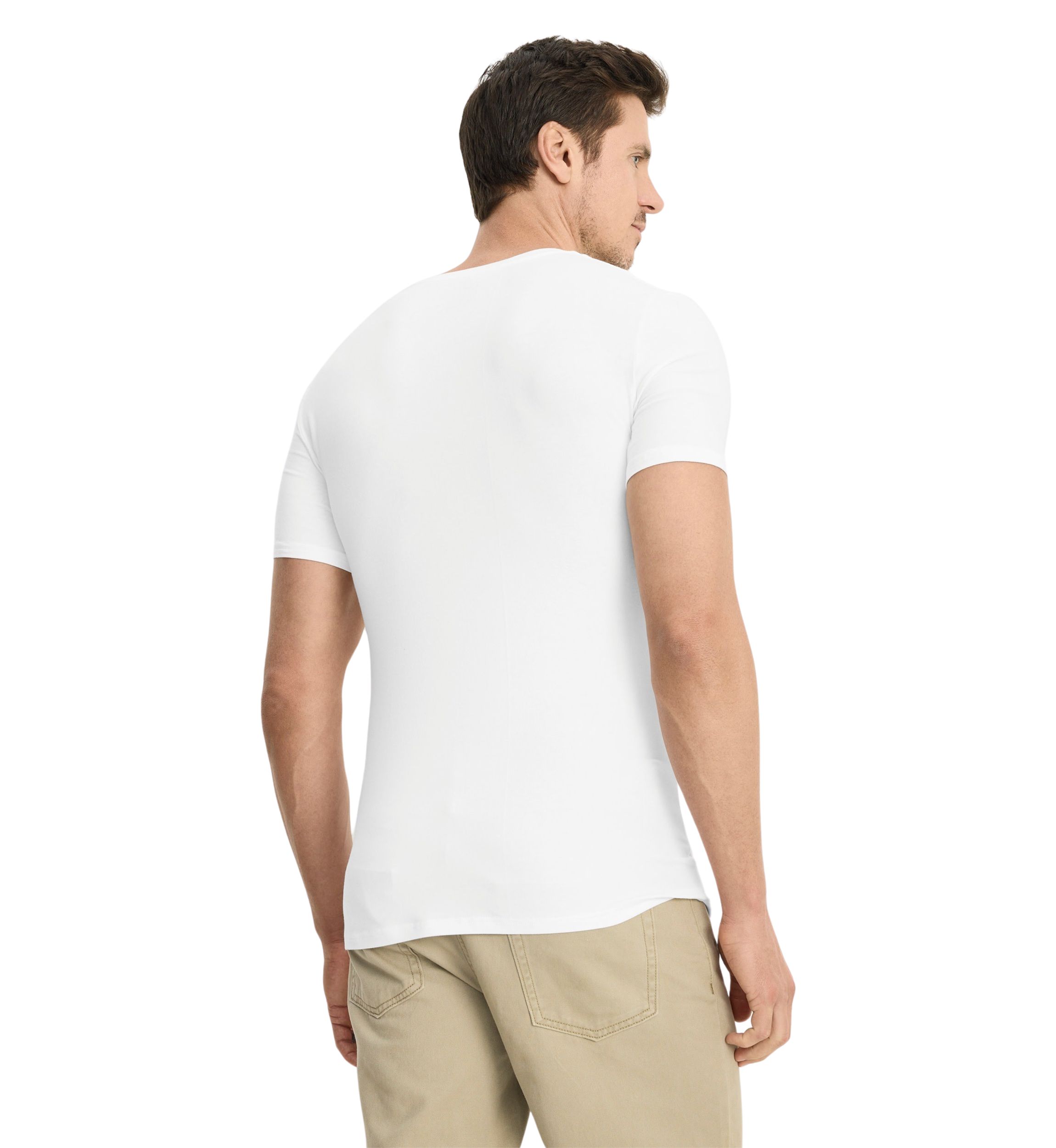 Smooth Fit Cotton Stretch Crew Neck Undershirt - 3 Pack