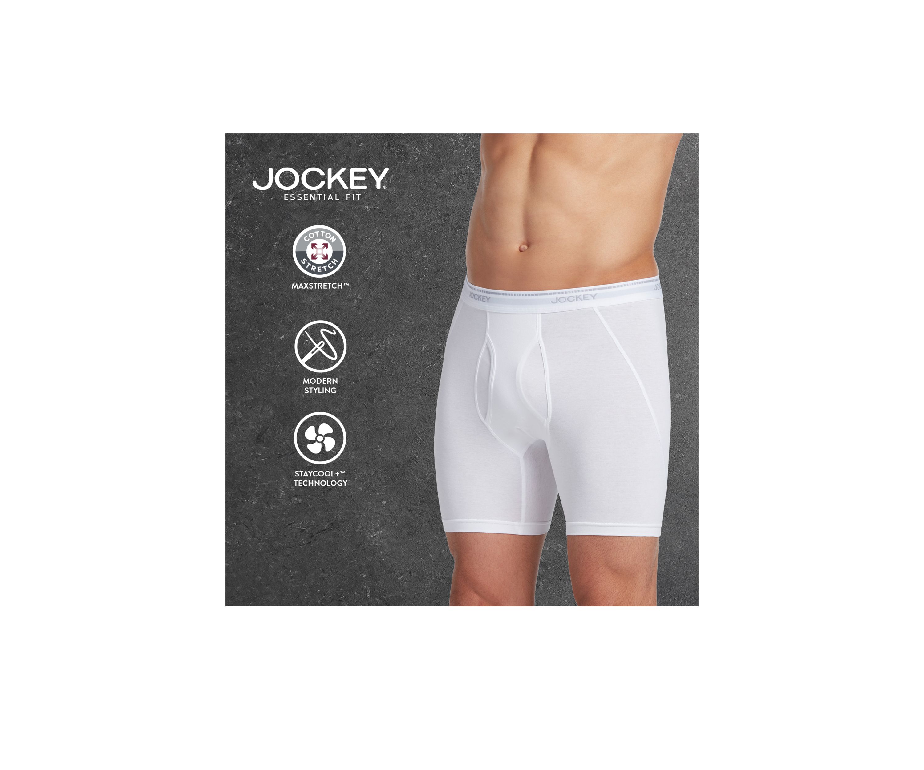 3-Pack Essential MaxStretch Briefs