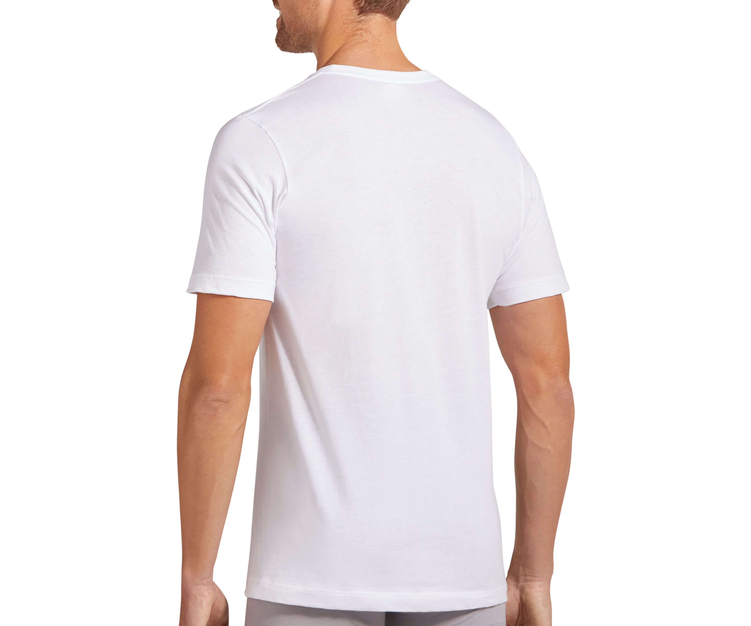 Slim Fit Cotton Crew Neck T-Shirt - 3 Pack