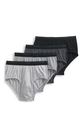 4 Pack Classic Breathable Mesh Full Rise Briefs