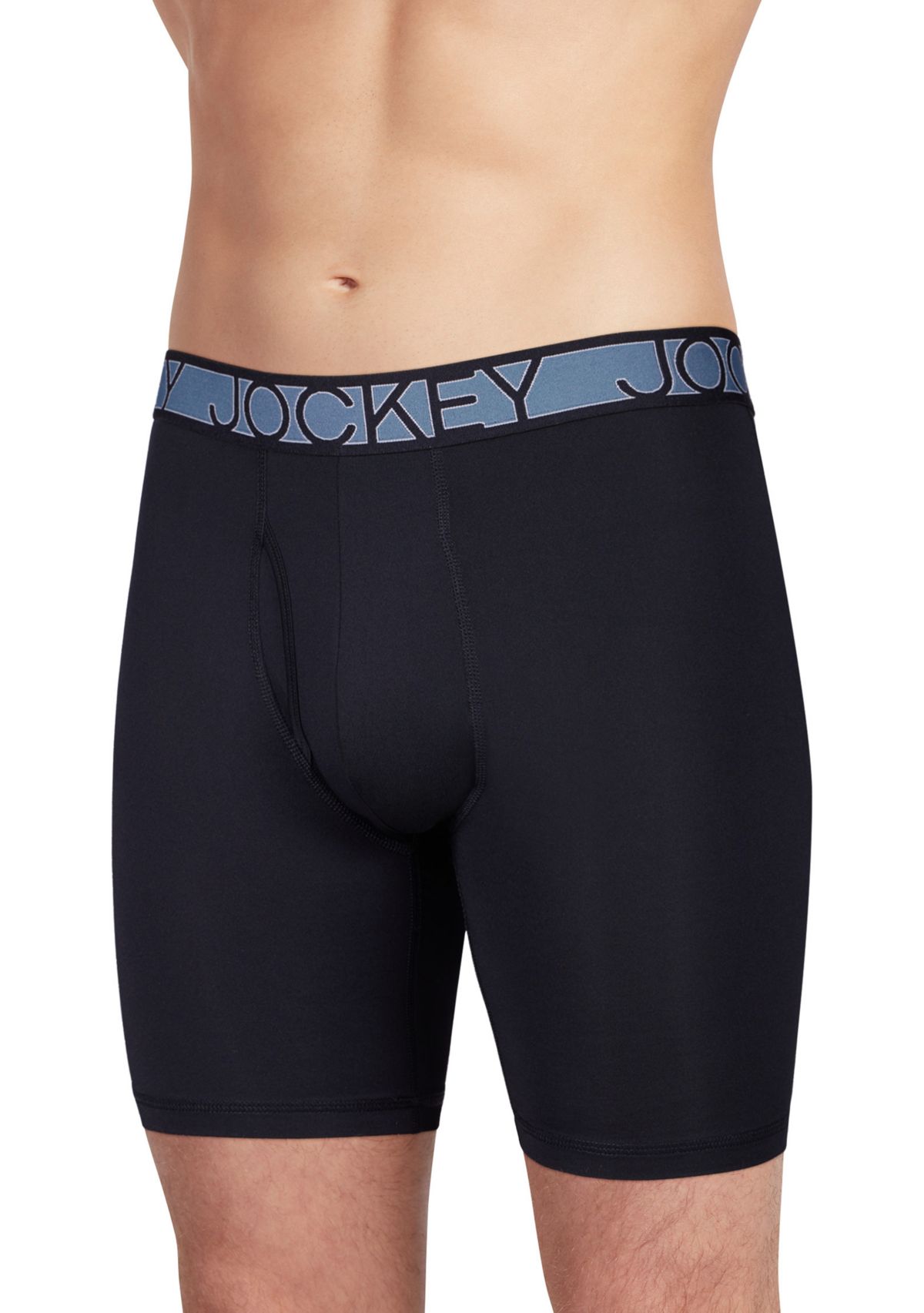 Active Microfiber 9" Long Leg Boxer Brief - 3 Pack