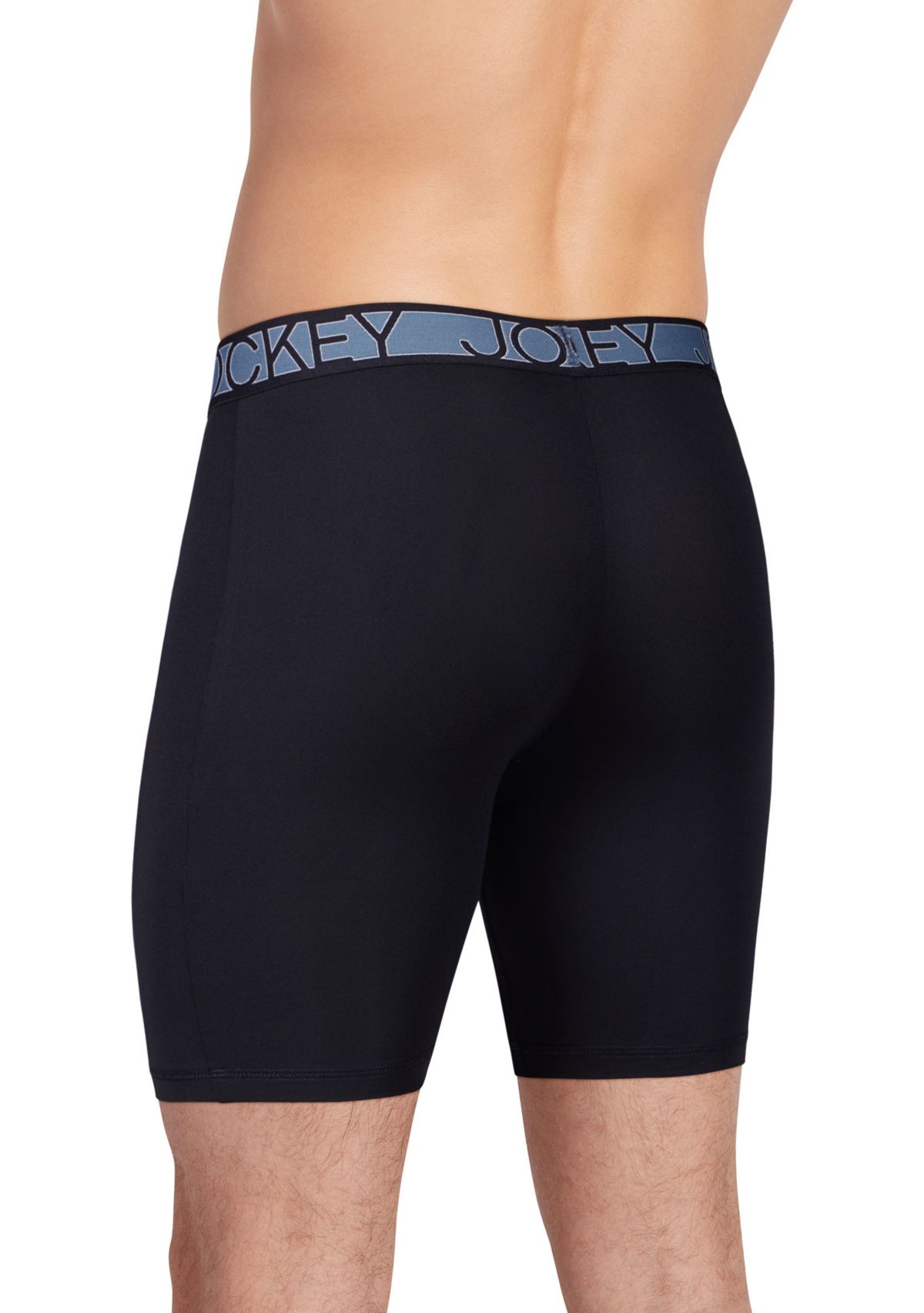Active Microfiber 9" Long Leg Boxer Brief - 3 Pack