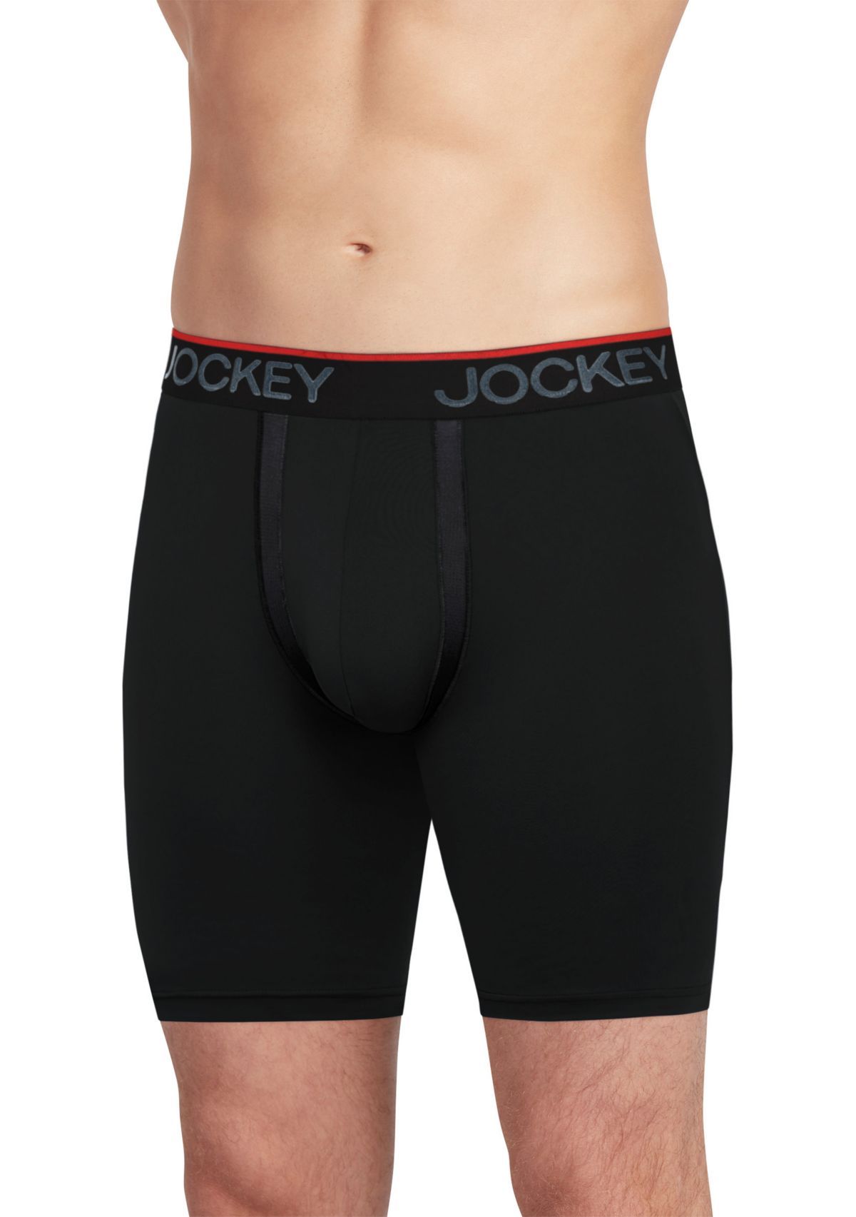  Chafe Proof Pouch Microfiber Long Leg Boxer Briefs - 3 Pack