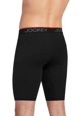 Jockey Sport Stability Pouch Microfiber 9 Long Leg Boxer Brief 