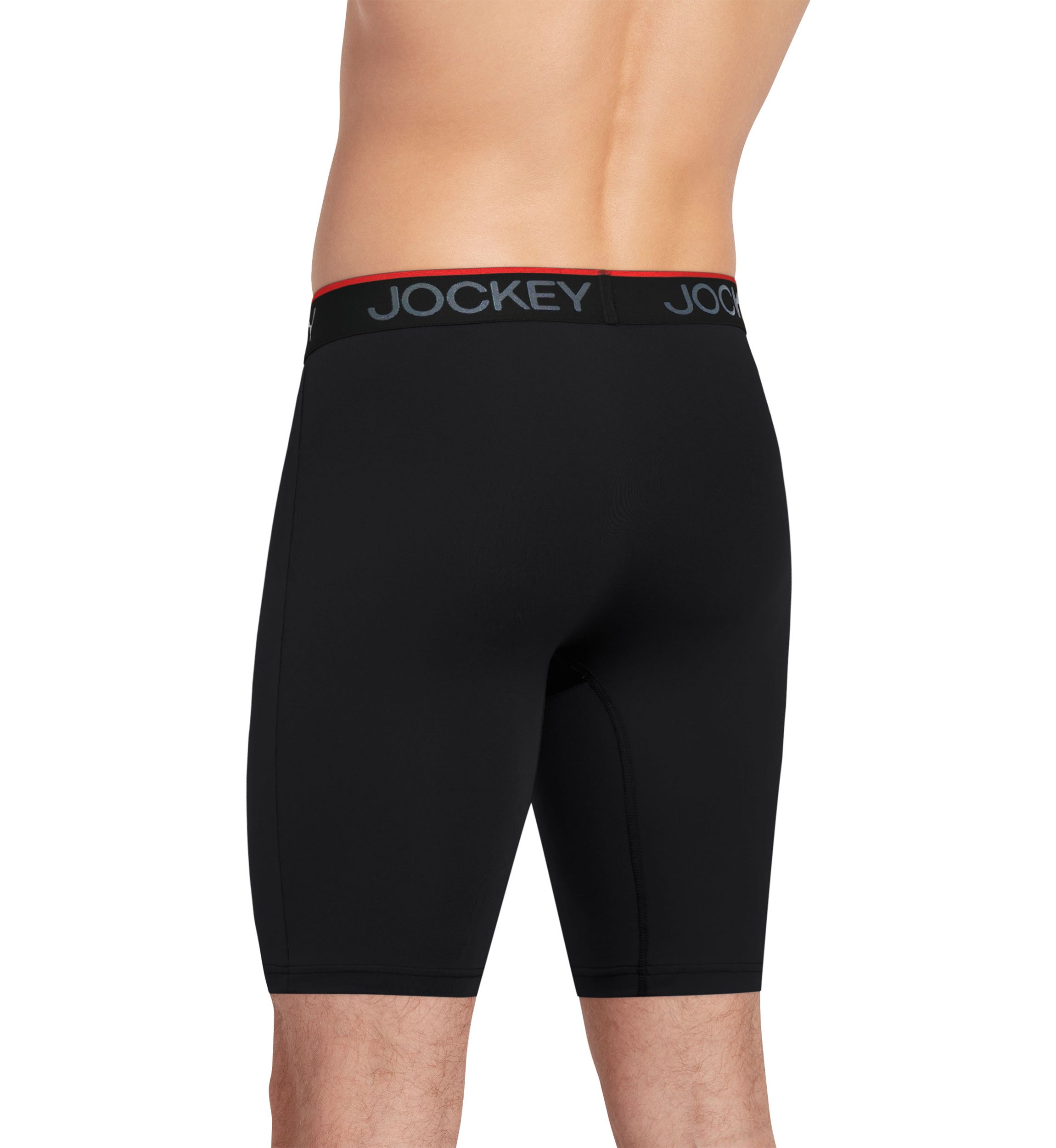  Chafe Proof Pouch Microfiber Long Leg Boxer Briefs - 3 Pack