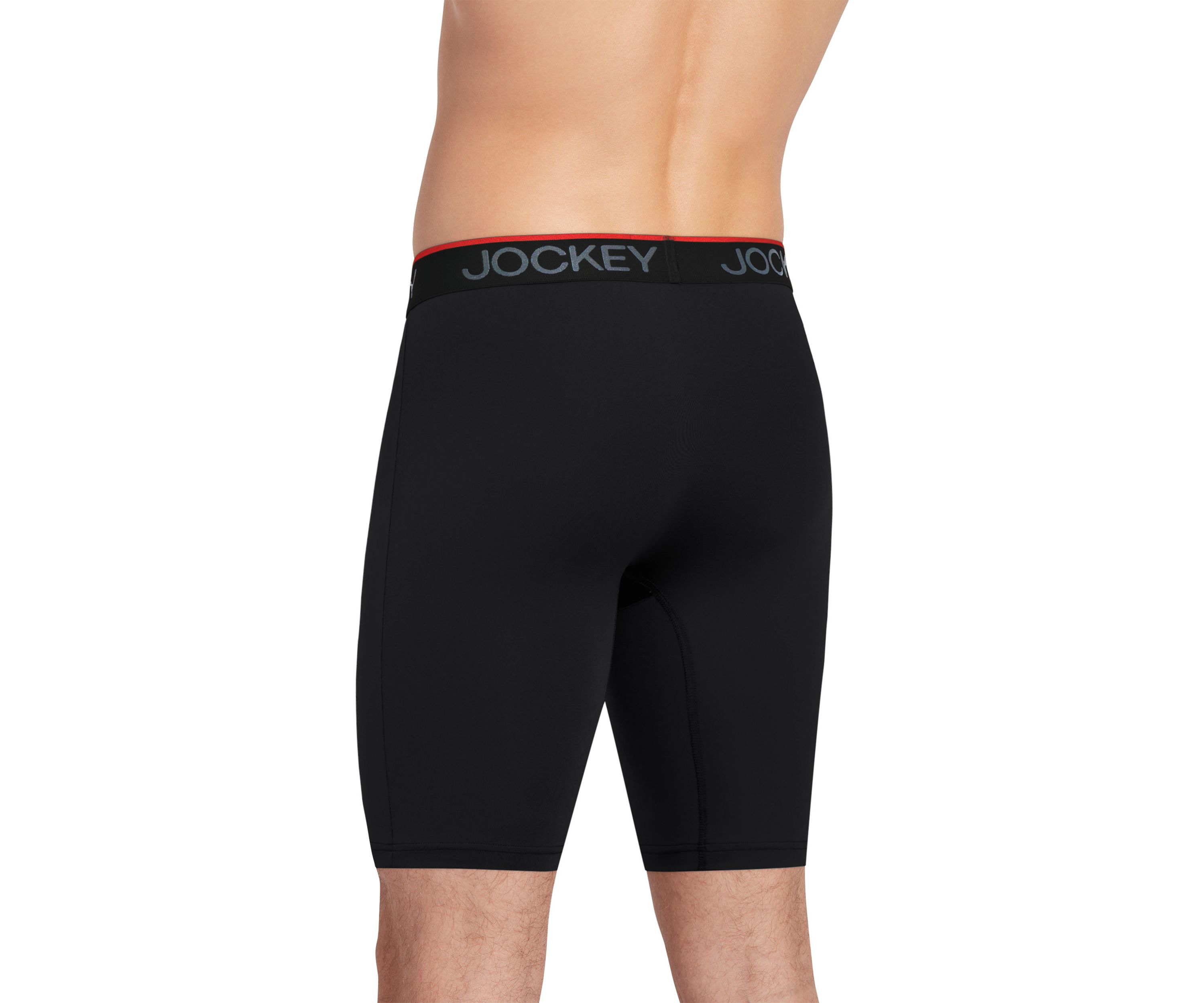  Chafe Proof Pouch Microfiber Long Leg Boxer Briefs - 3 Pack