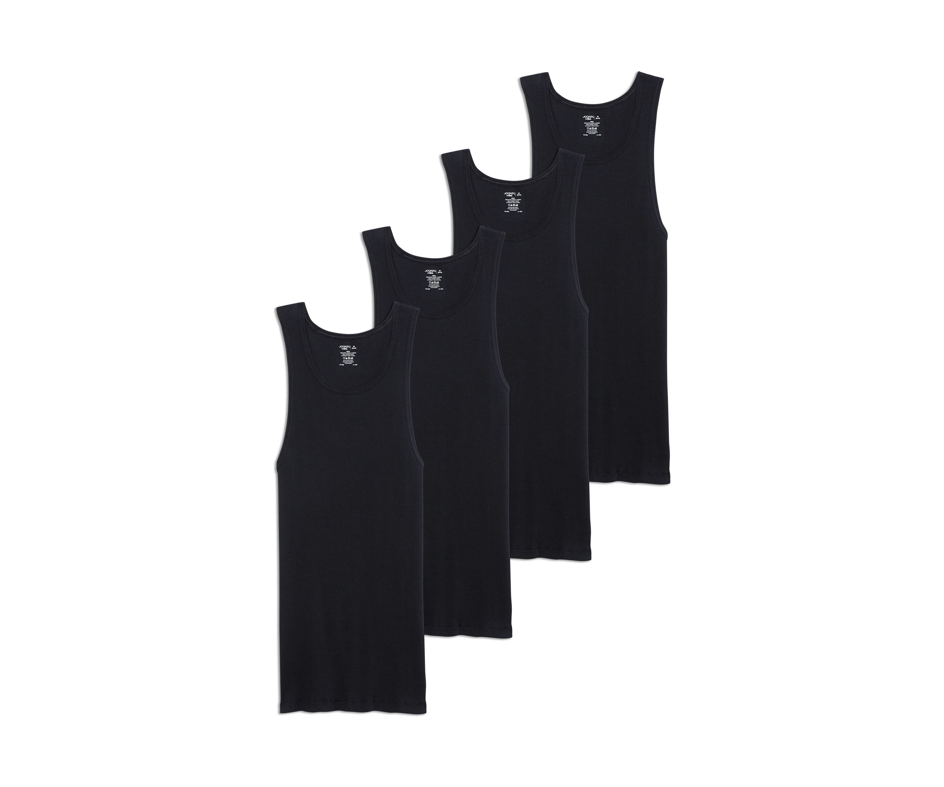 Cotton A-Shirt Tank - 4 Pack