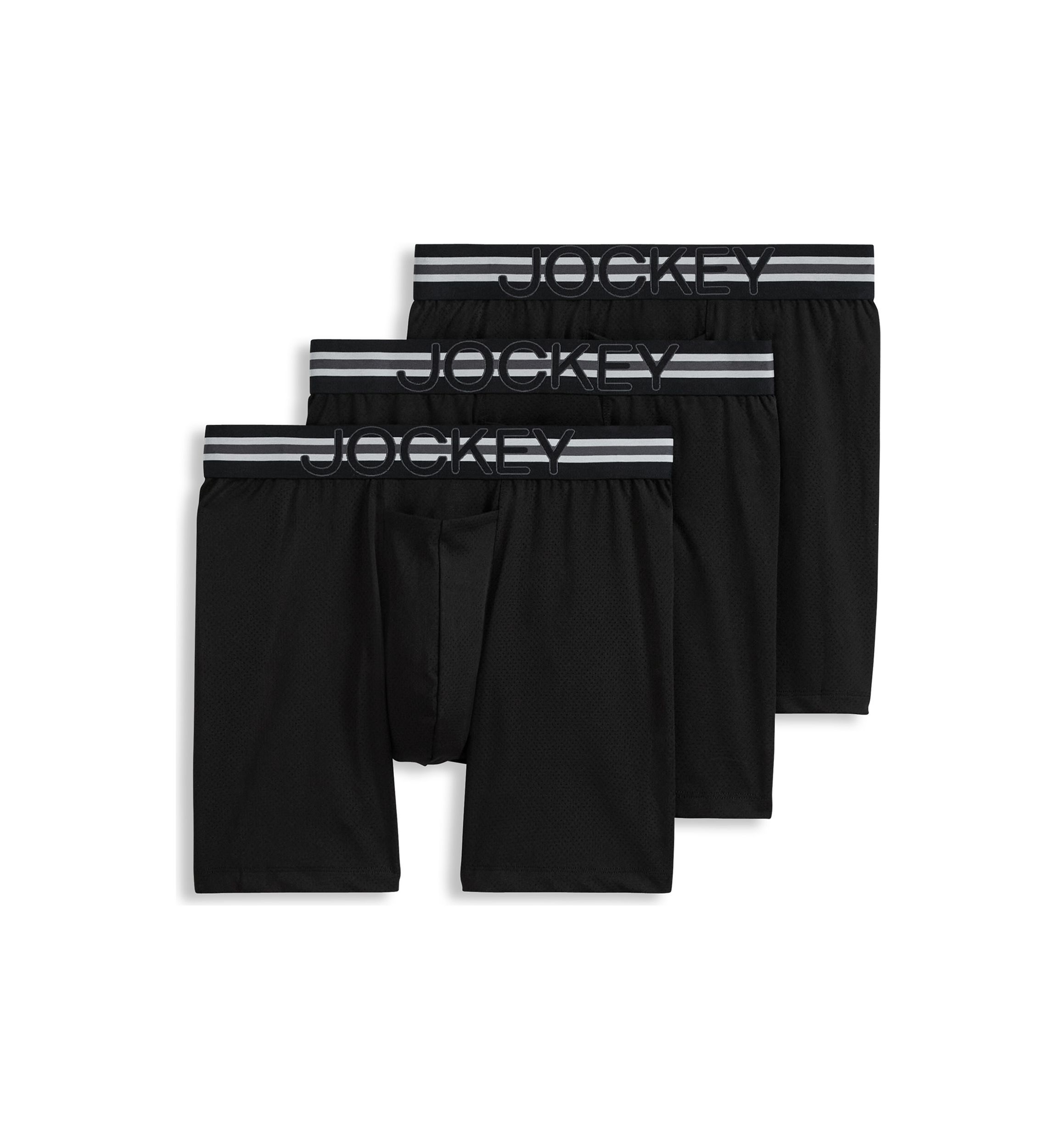 Stability Pouch Microfiber Stretch 6" Boxer Brief - 3 Pack