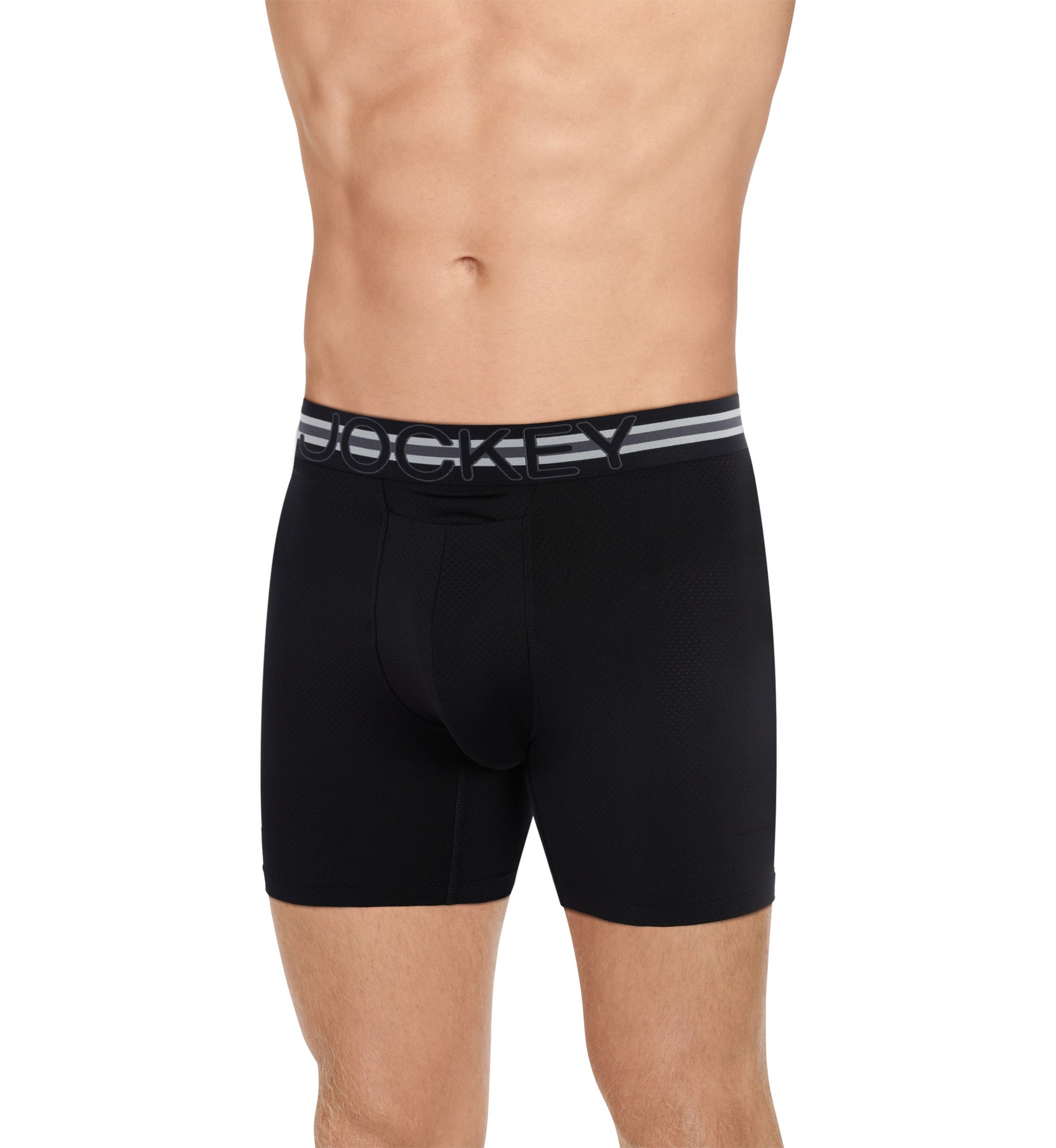 Stability Pouch Microfiber Stretch 6" Boxer Brief - 3 Pack
