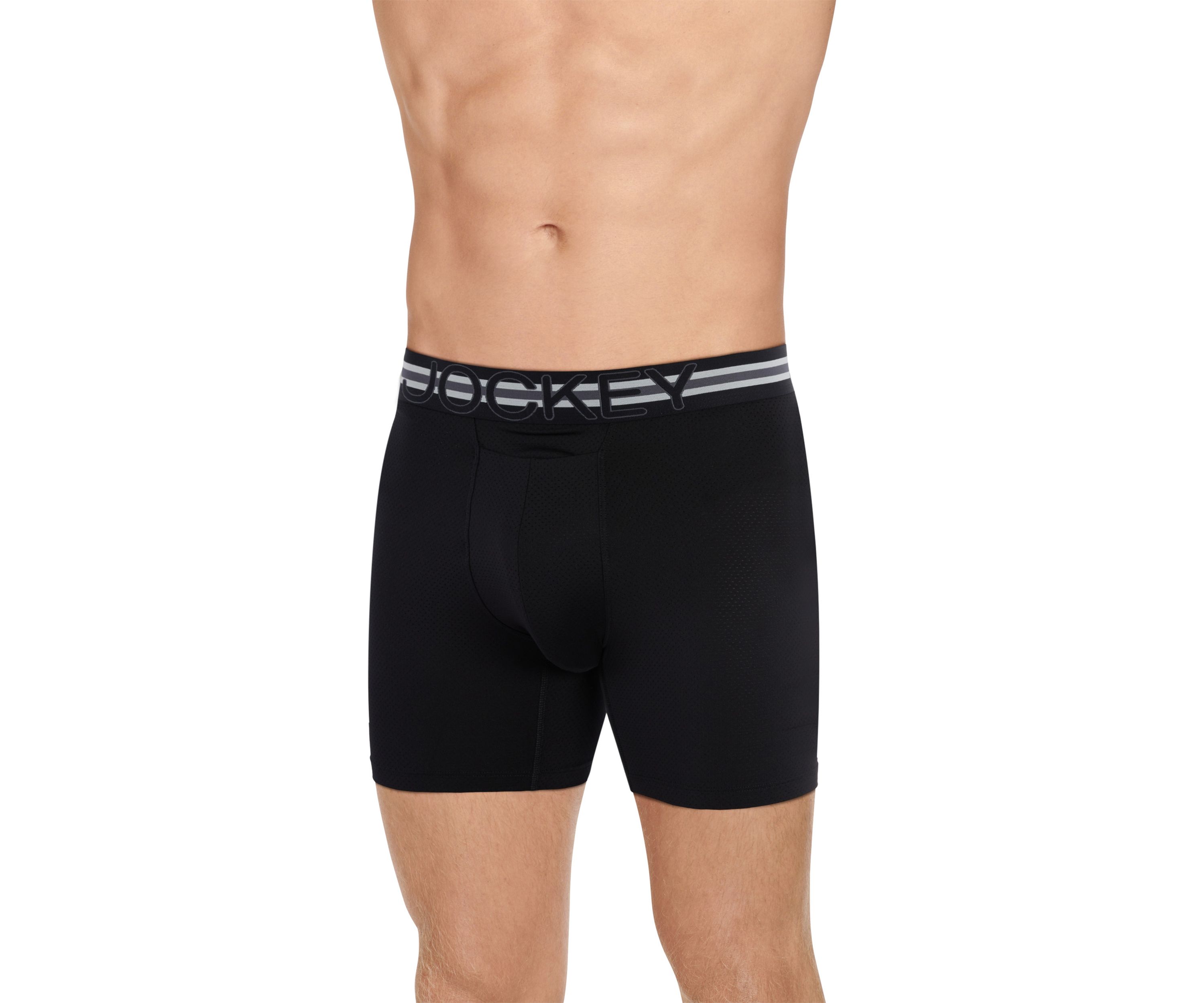 Stability Pouch Microfiber Stretch 6" Boxer Brief - 3 Pack