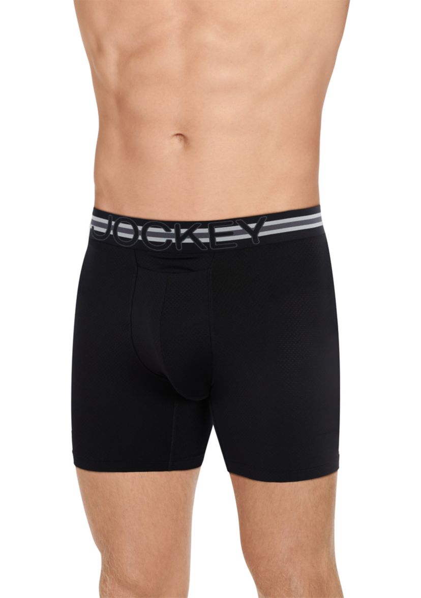 Stability Pouch Microfiber Stretch 6" Boxer Brief - 3 Pack