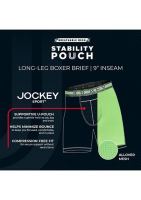 Stability Pouch Microfiber Stretch 6" Boxer Brief - 3 Pack