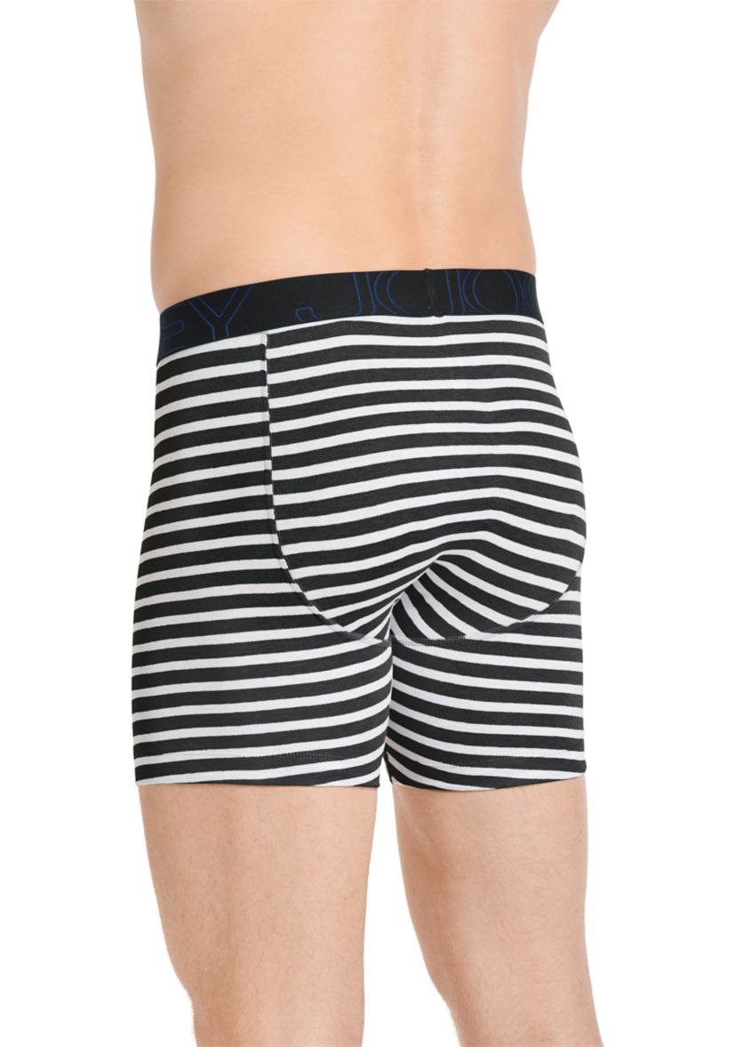 Everyday Casual Cotton Blend 7" Long Leg Boxer Briefs - 4 Pack