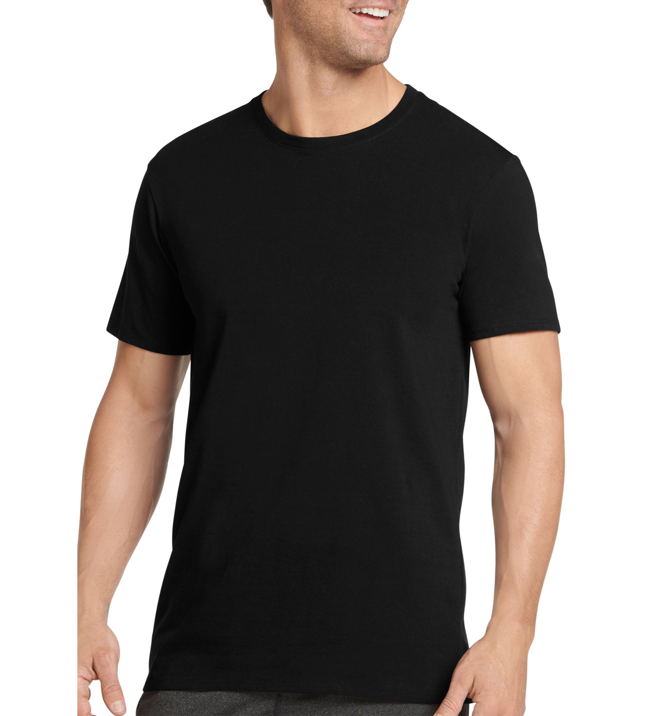 Cotton Stretch Crew Neck T-Shirt - 3 Pack