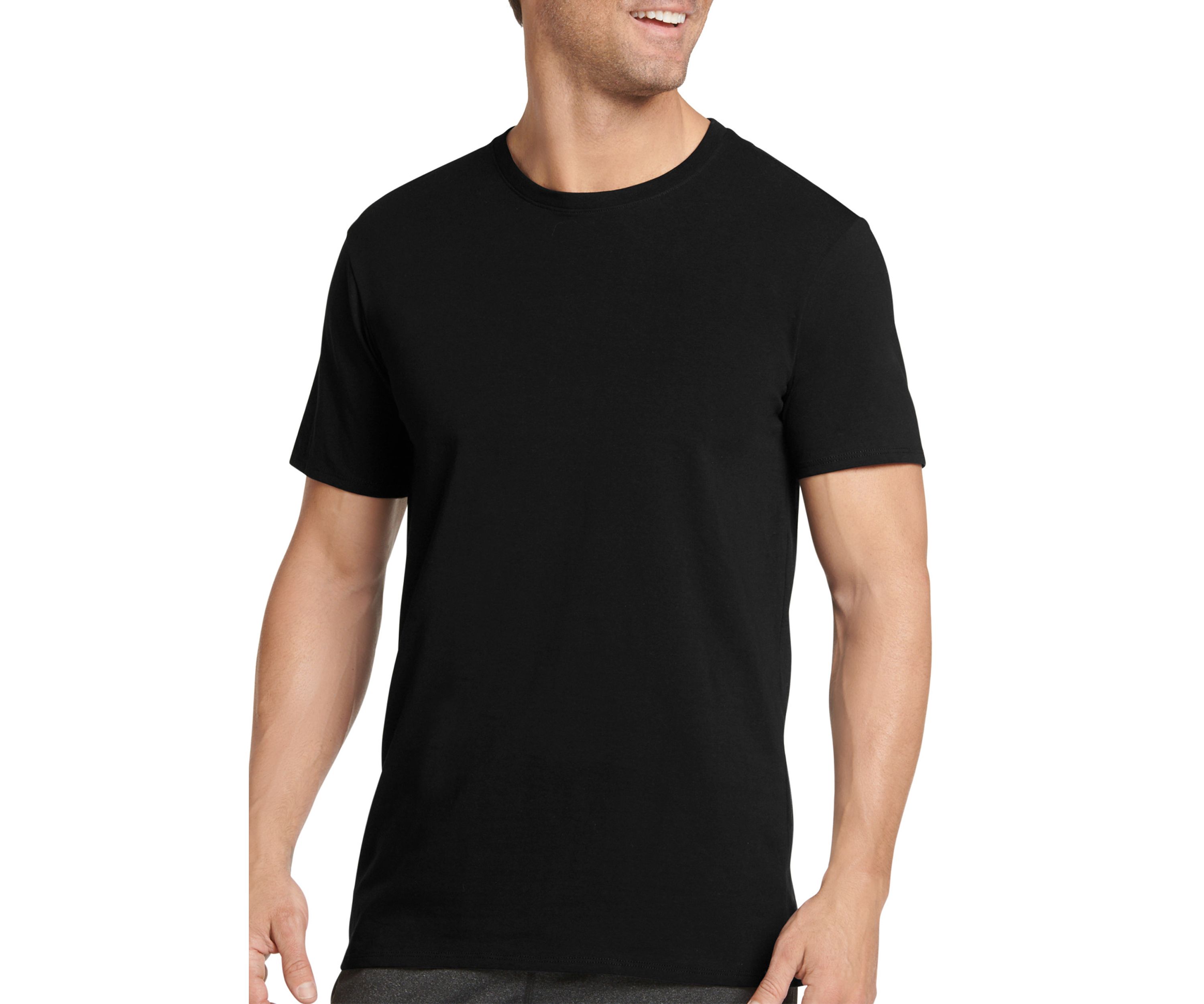 Cotton Stretch Crew Neck T-Shirt - 3 Pack