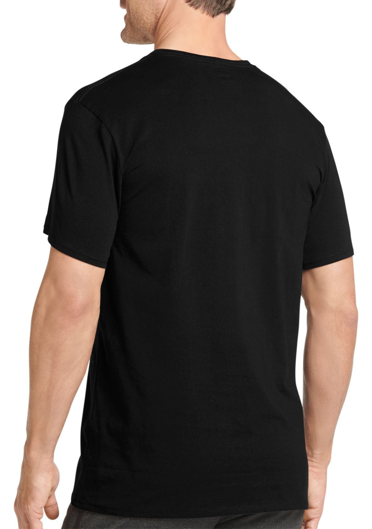 Cotton Stretch Crew Neck T-Shirt - 3 Pack