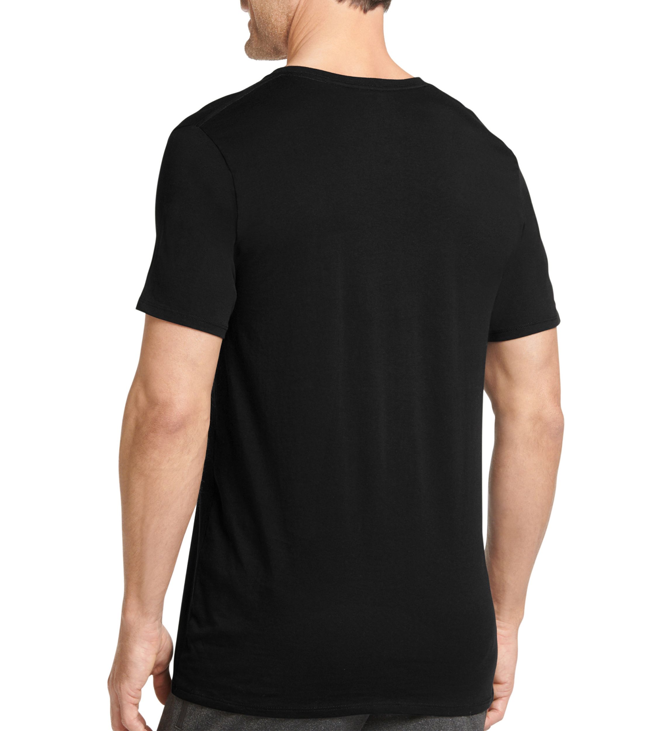 Cotton Stretch V-Neck T-Shirt - 3 Pack