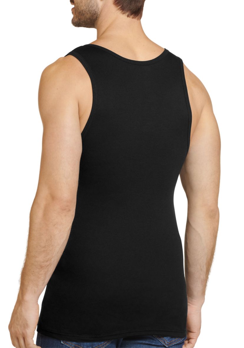 Mens Made in America Cotton Tank Top - 2 Pack