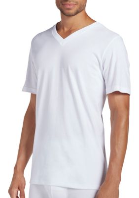 Jockey® Men’s Classic V-Neck Tees-3 Pack +1 Bonus Shirt | belk