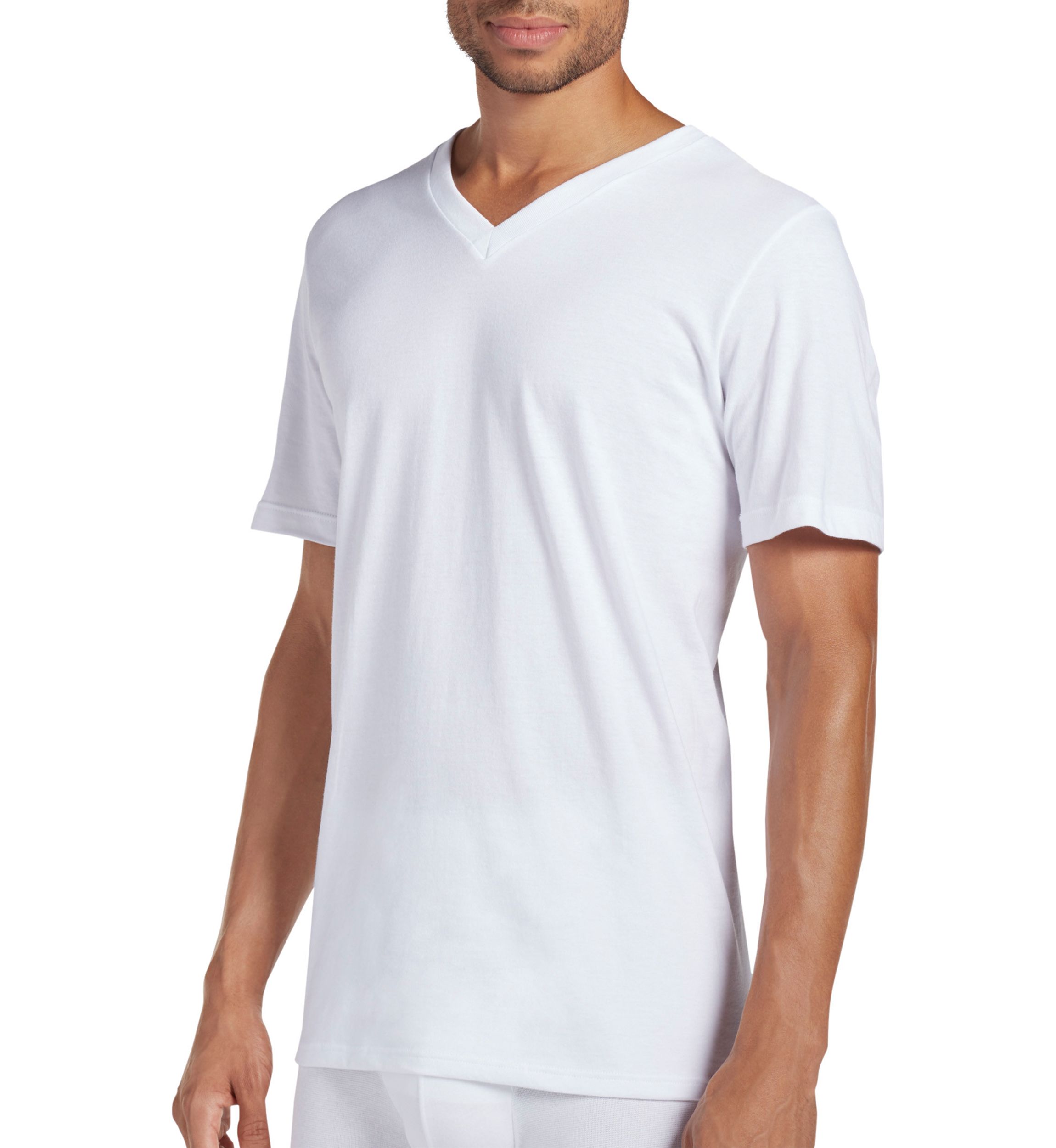 Men’s Classic V-Neck Tees-3 Pack +1 Bonus Shirt