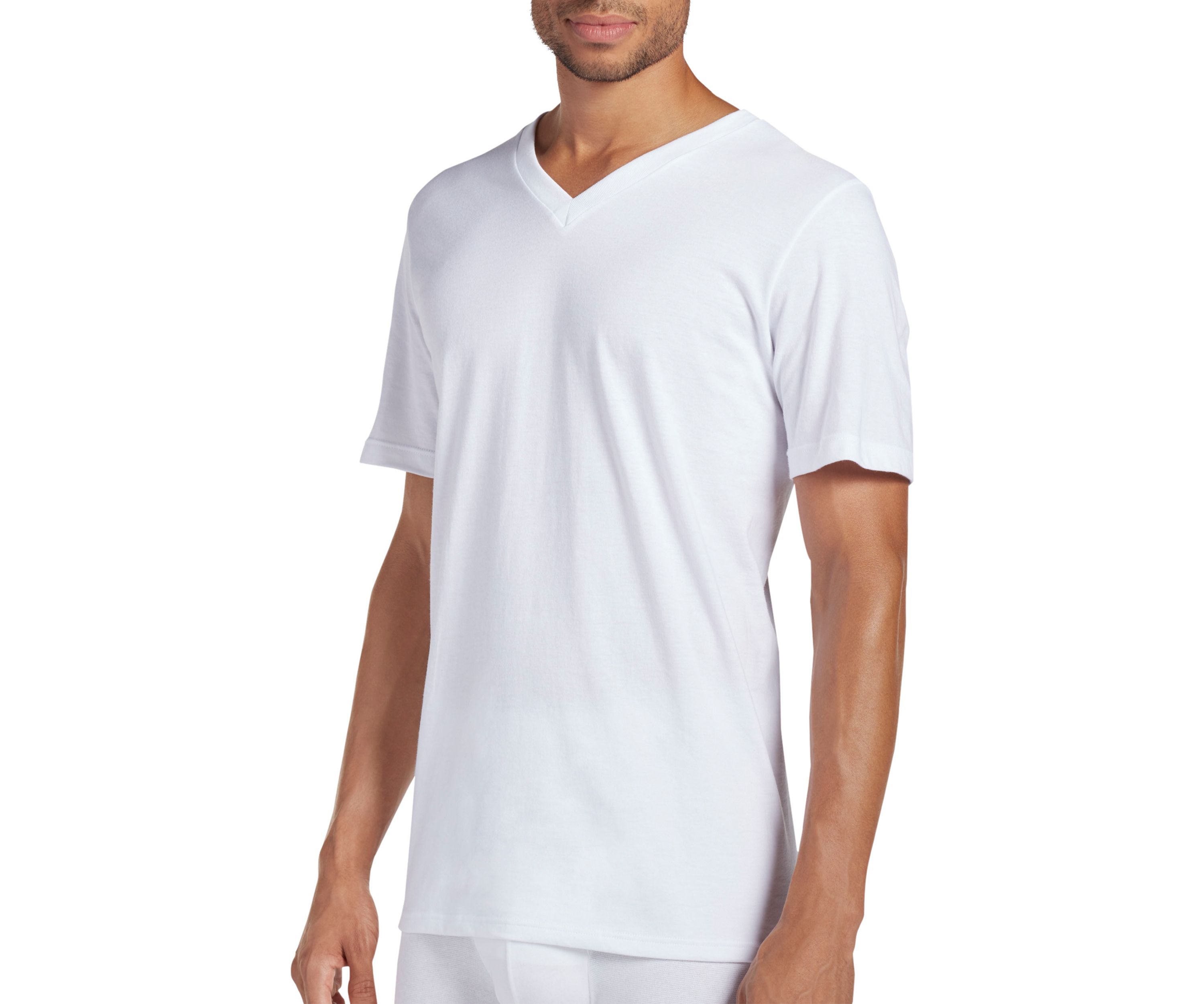 Men’s Classic V-Neck Tees-3 Pack +1 Bonus Shirt