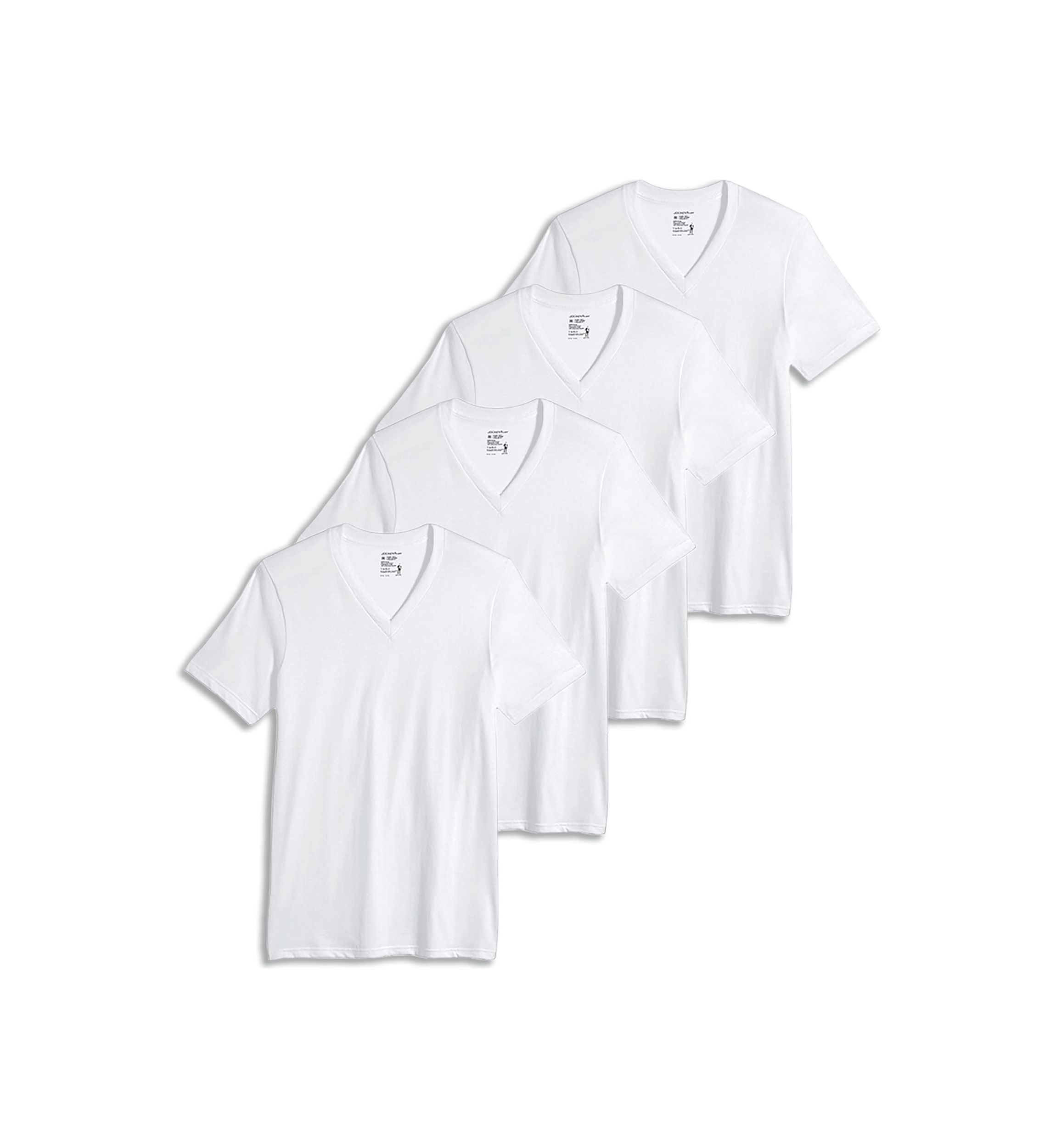 Men’s Classic V-Neck Tees-3 Pack +1 Bonus Shirt