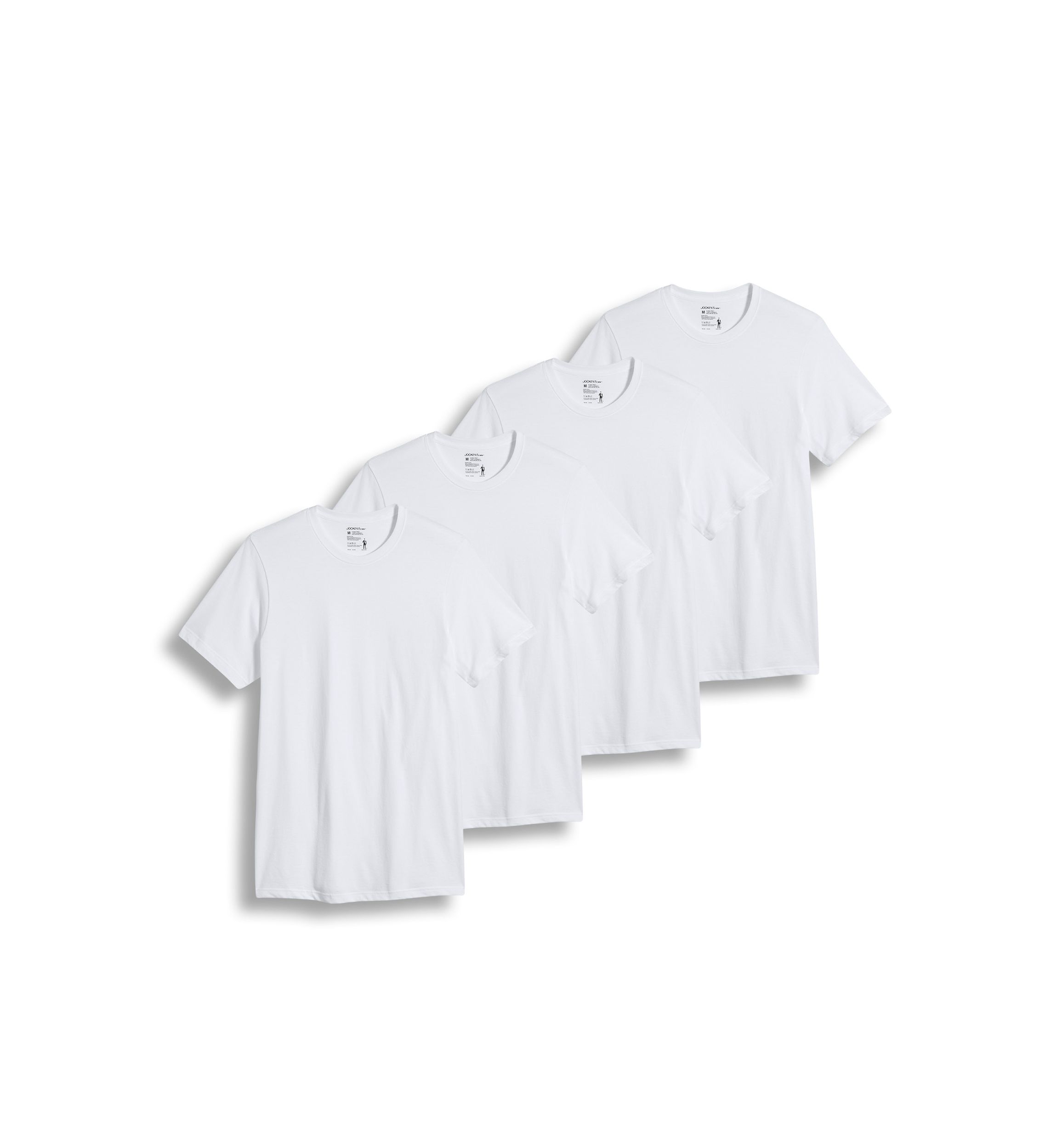 Men’s Classic Crewneck Tees- 3 Pack + 1 Bonus Shirt
